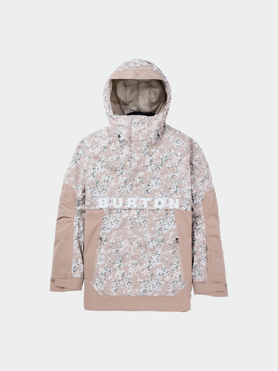 Pentru bărbați Geacă de snowboard Burton Frostner Anorak (snowfall camo/summit taupe)