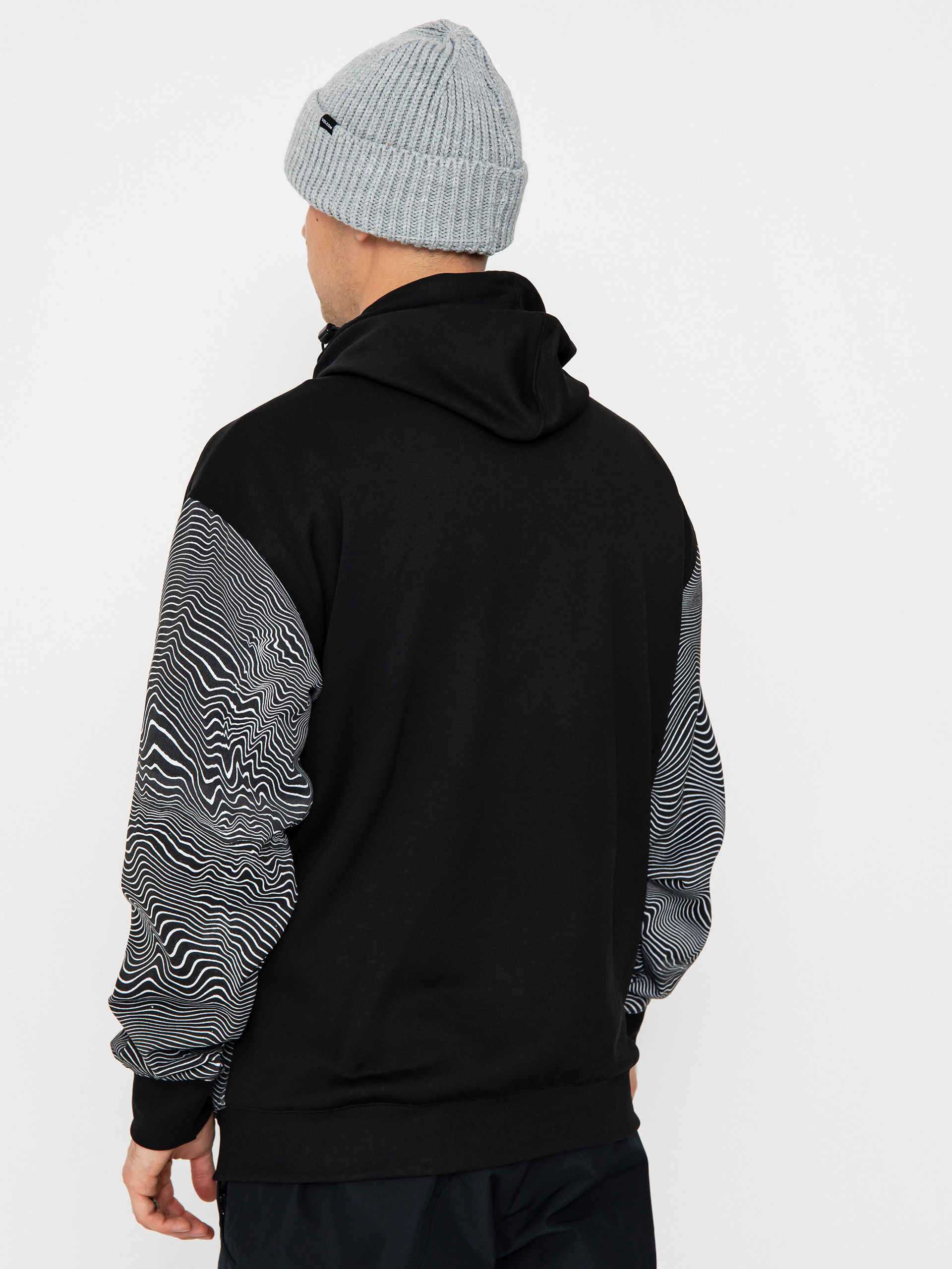 Pentru bărbați Hanorac termic Volcom Hydro Riding HD (black print)