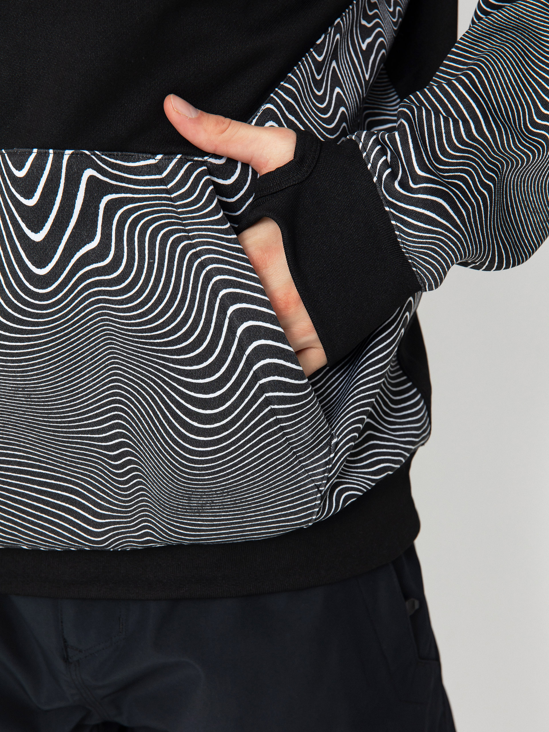 Pentru bărbați Hanorac termic Volcom Hydro Riding HD (black print)