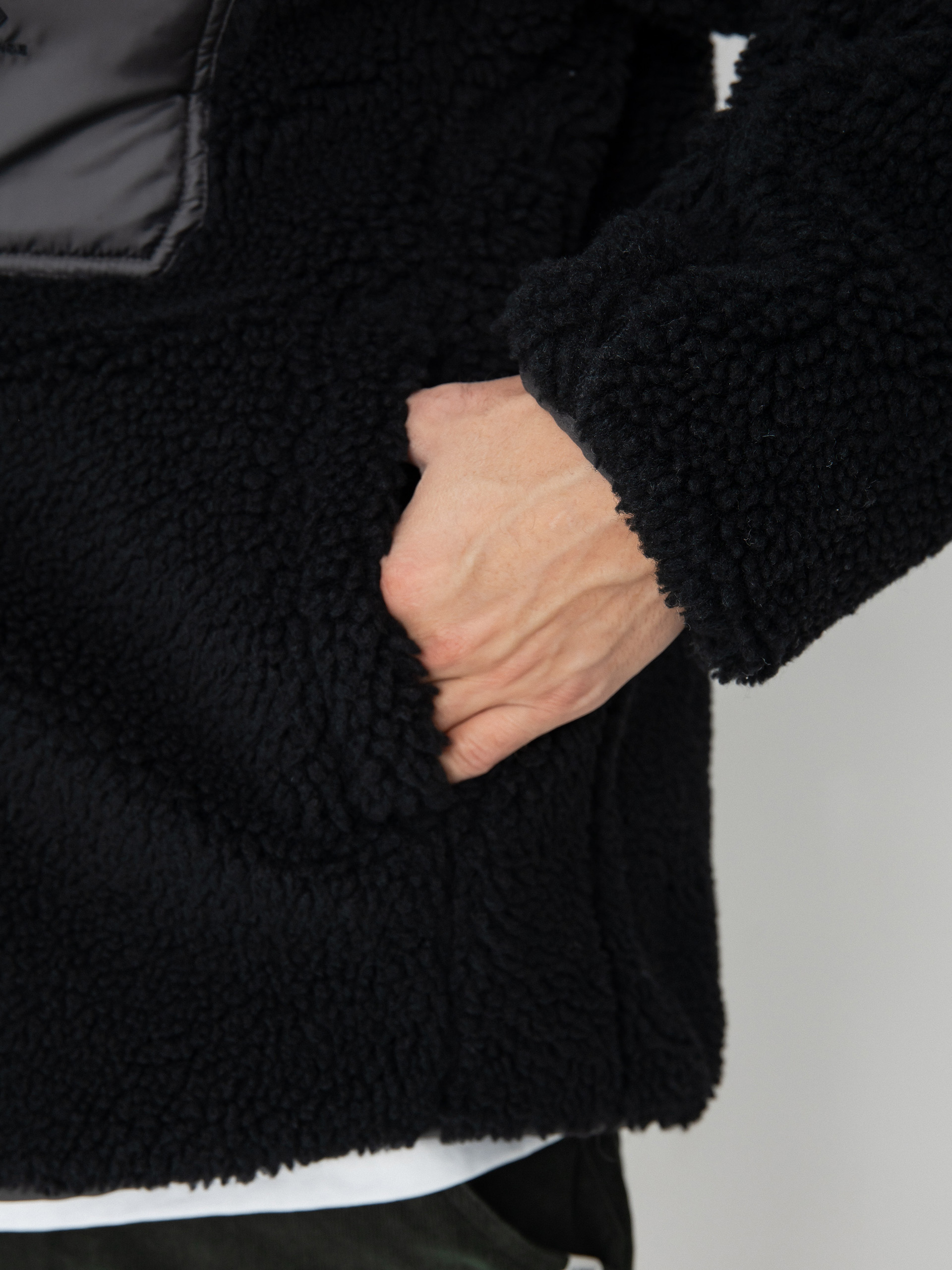 Geacă Converse Reversible Sherpa (converse black / dark matter)