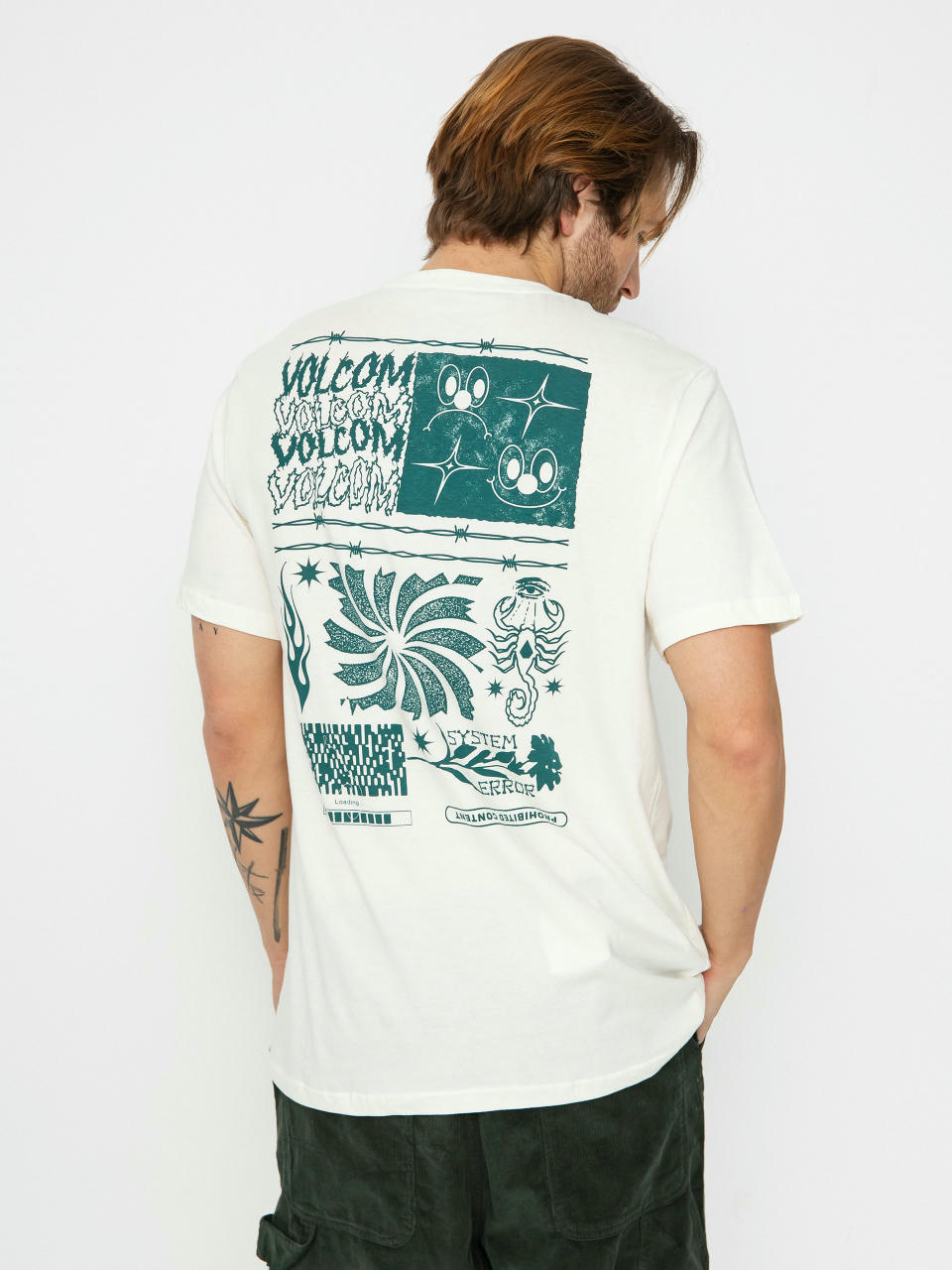 Tricou Volcom System Error (off white)