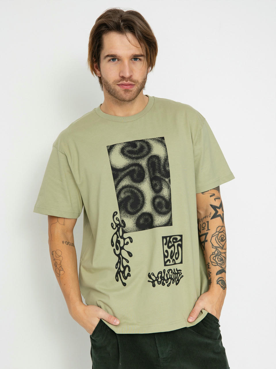 Tricou Volcom Fa Zephyr 2 (green tea)