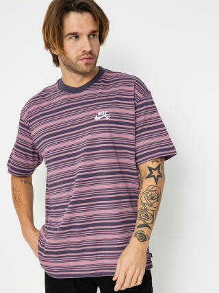 Tricou Nike SB Stripe (plum dust)