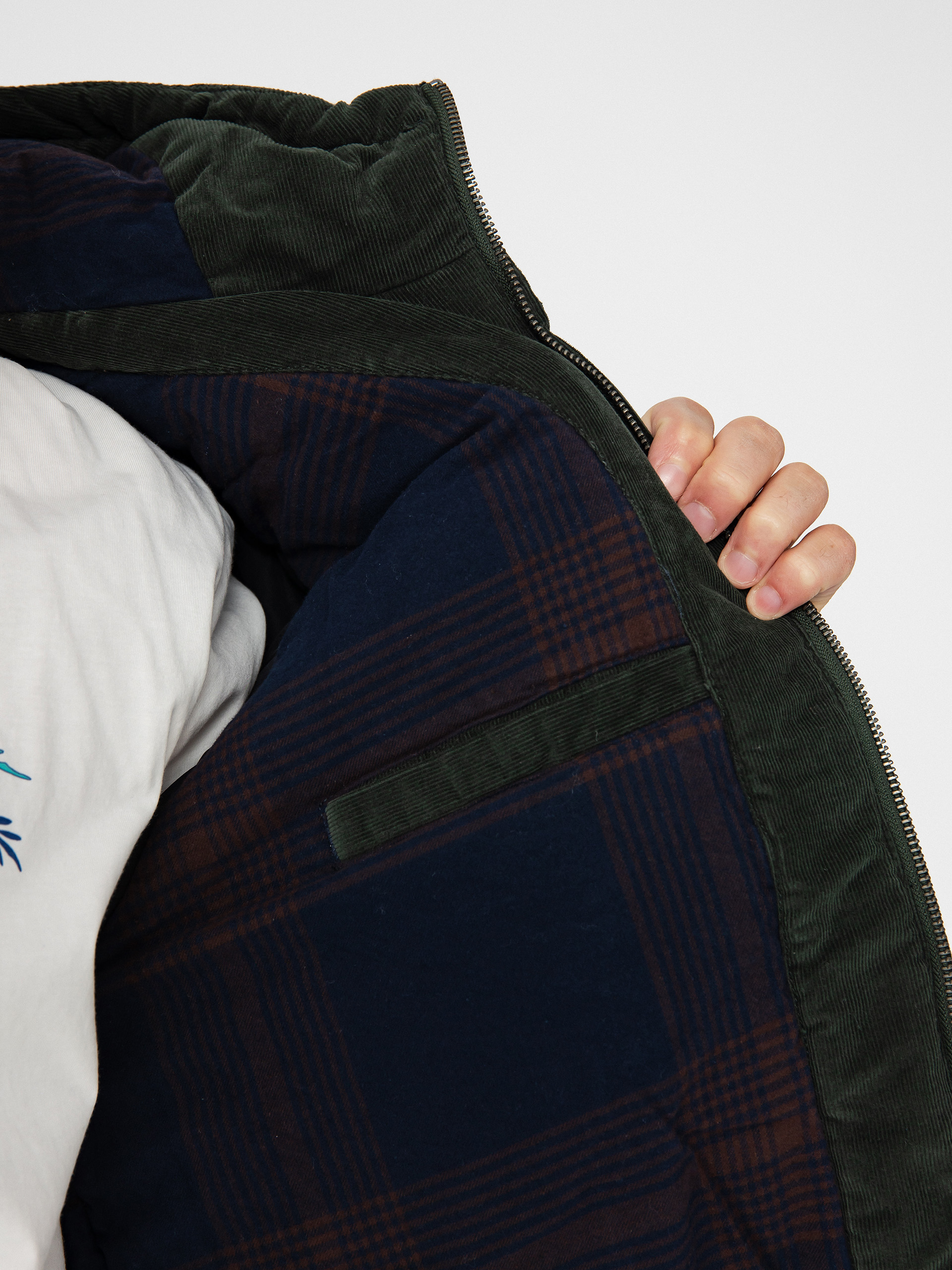 Geacă Element Dulcey Cord (deep forest)