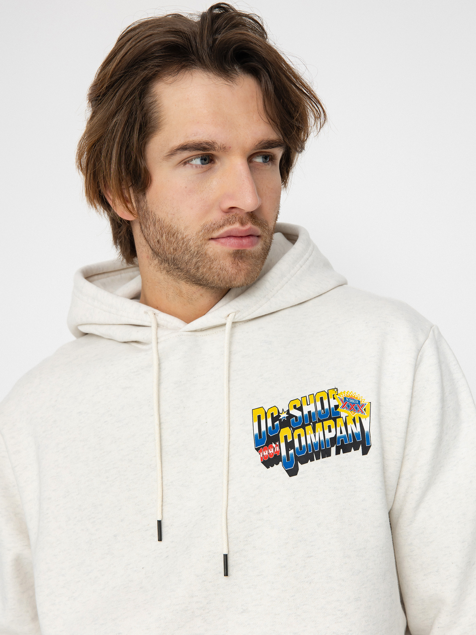 Hanorac cu glugă DC 94 Take Over HD (snow heather)