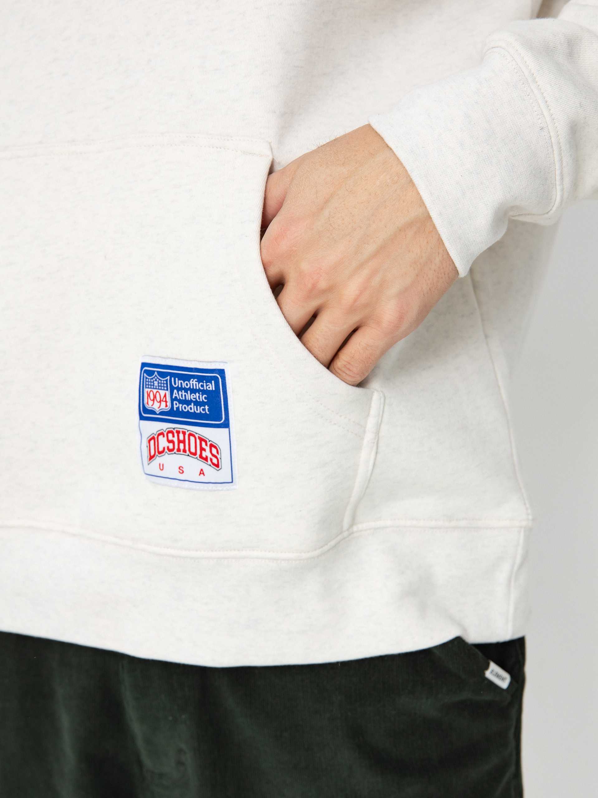 Hanorac cu glugă DC 94 Take Over HD (snow heather)