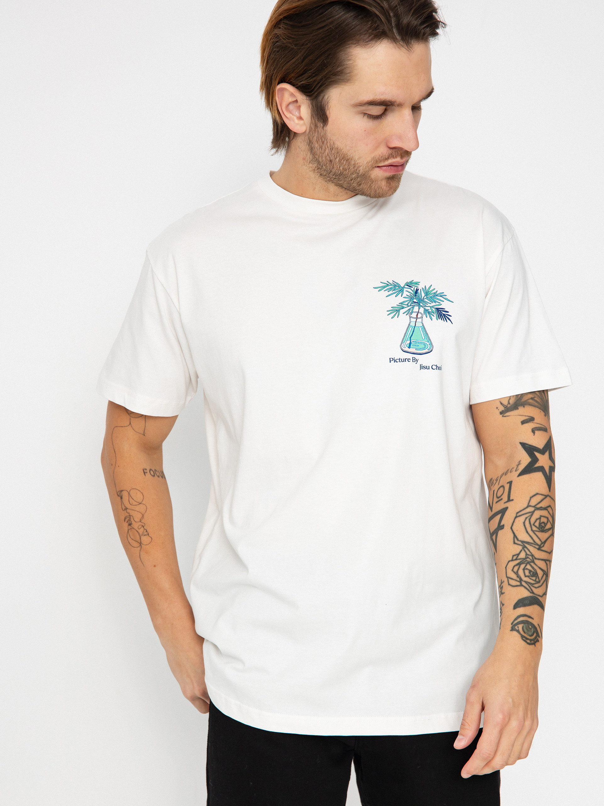 Tricou Picture The Blue Print (natural white)