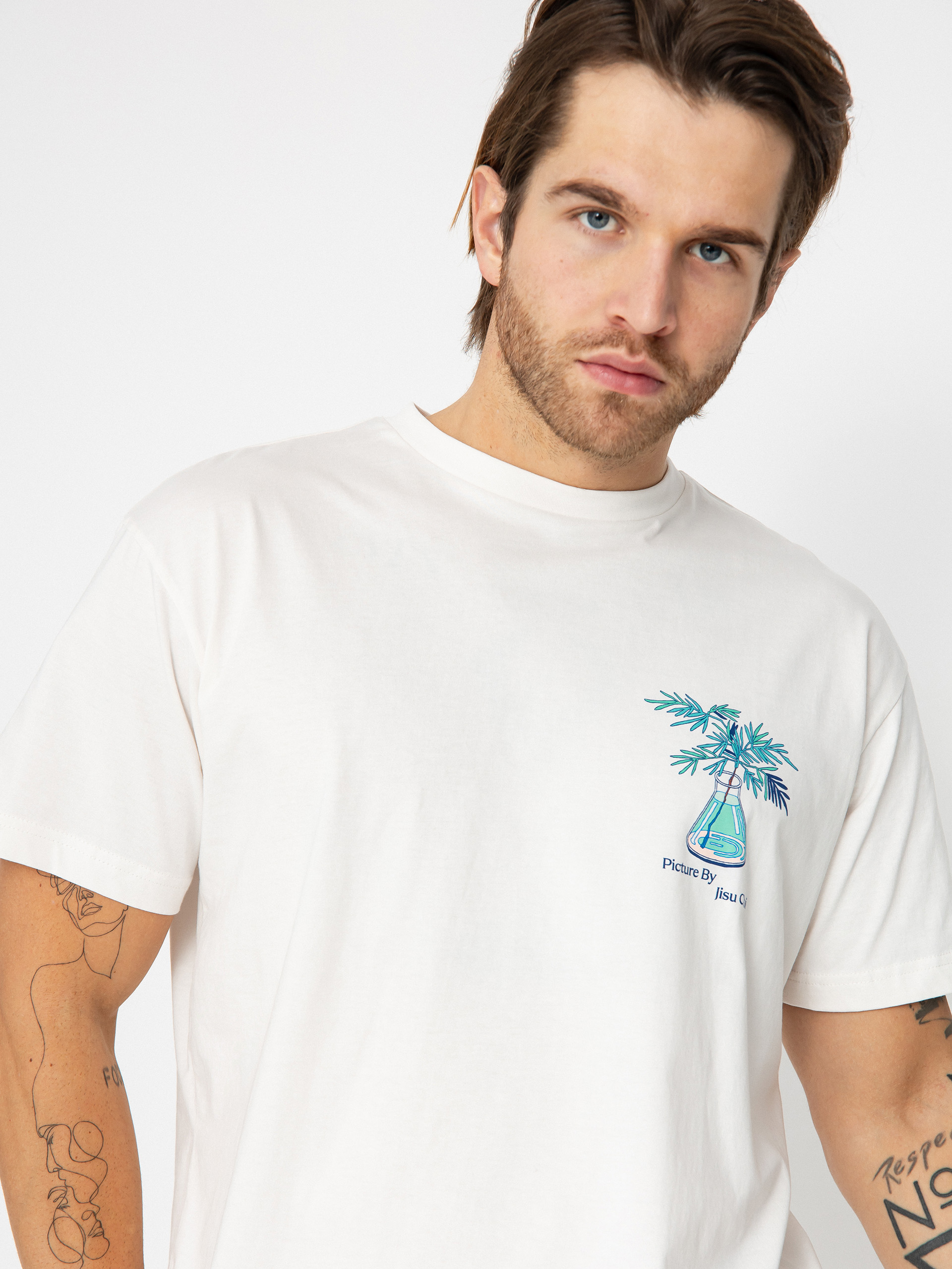 Tricou Picture The Blue Print (natural white)