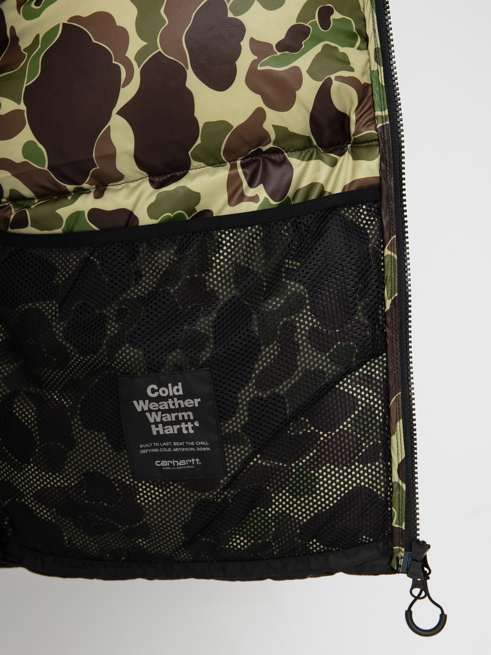 Geacă Carhartt WIP Toronto (black/camo duck/green)