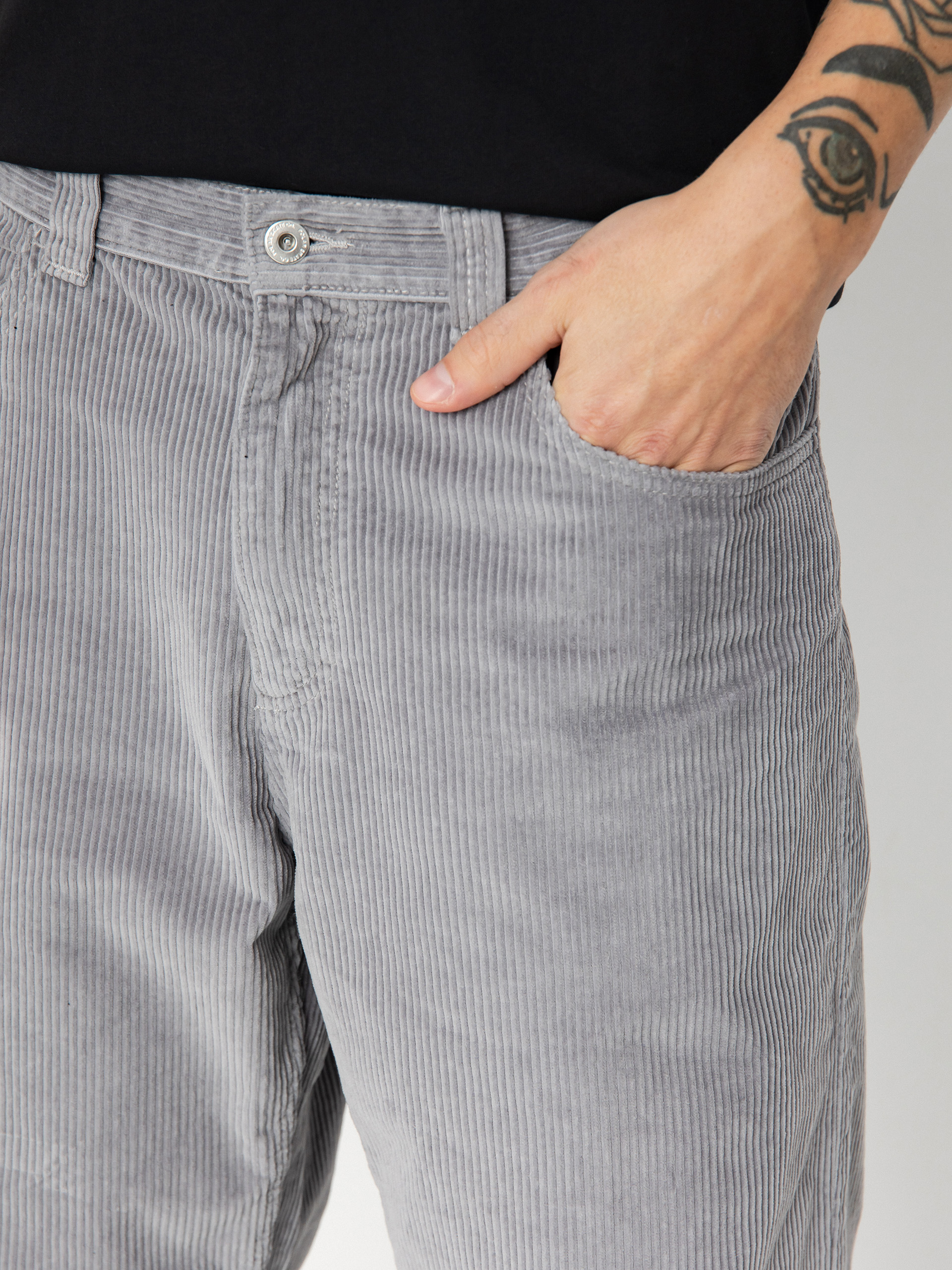 Pantaloni Polar Skate 93! Cord (silver)