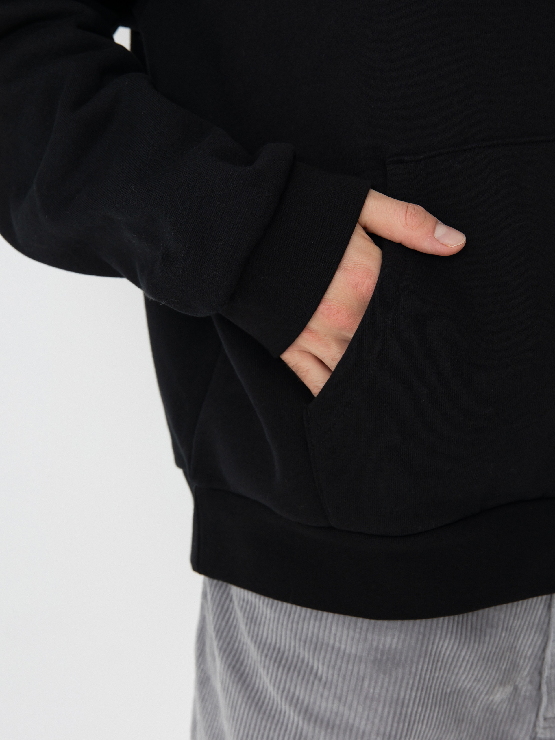 Hanorac cu glugă OBEY Services Extra Heavy HD (black)