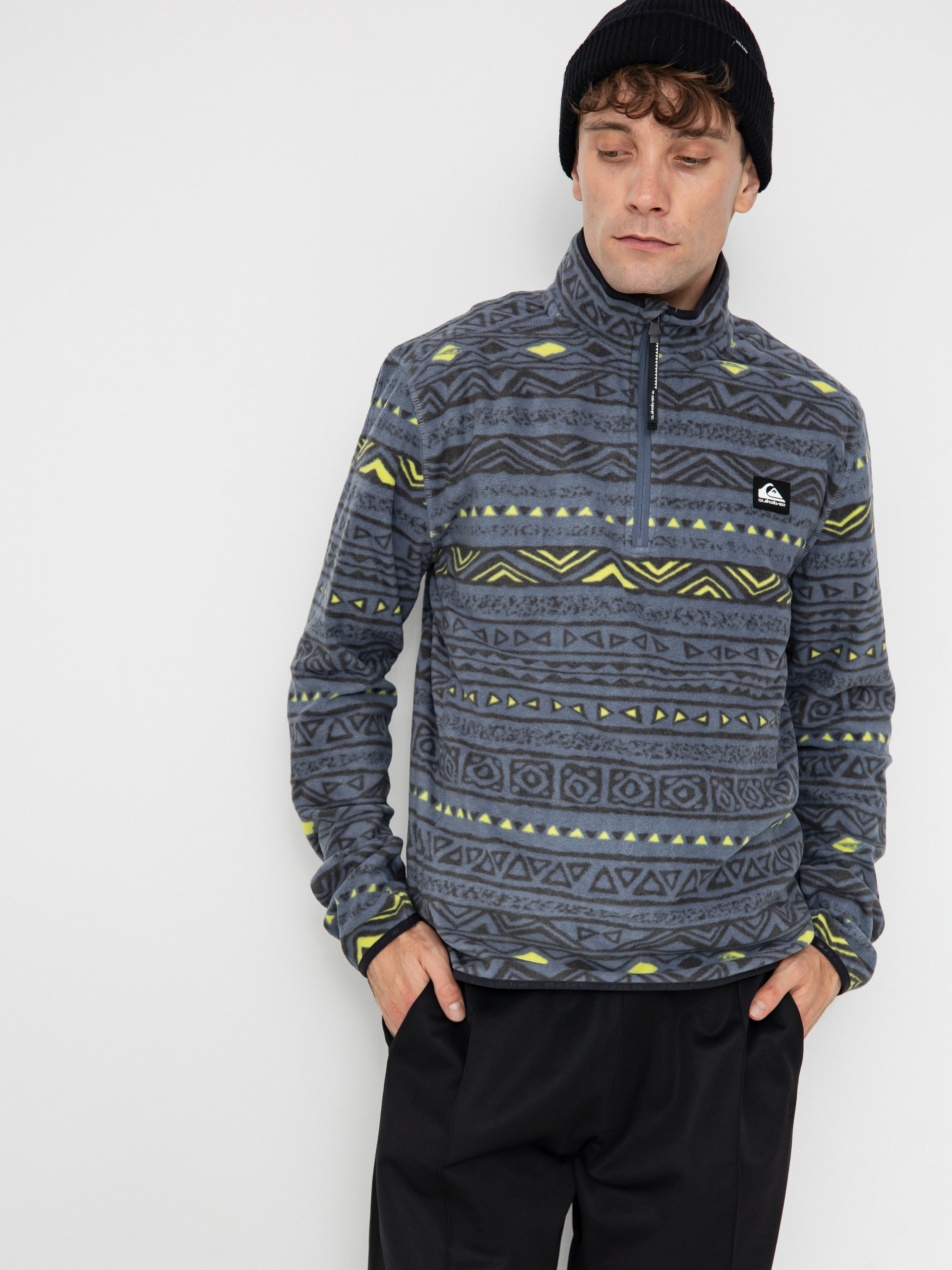 Hanorac din fleece Quiksilver Aker (tribal heritage fs)