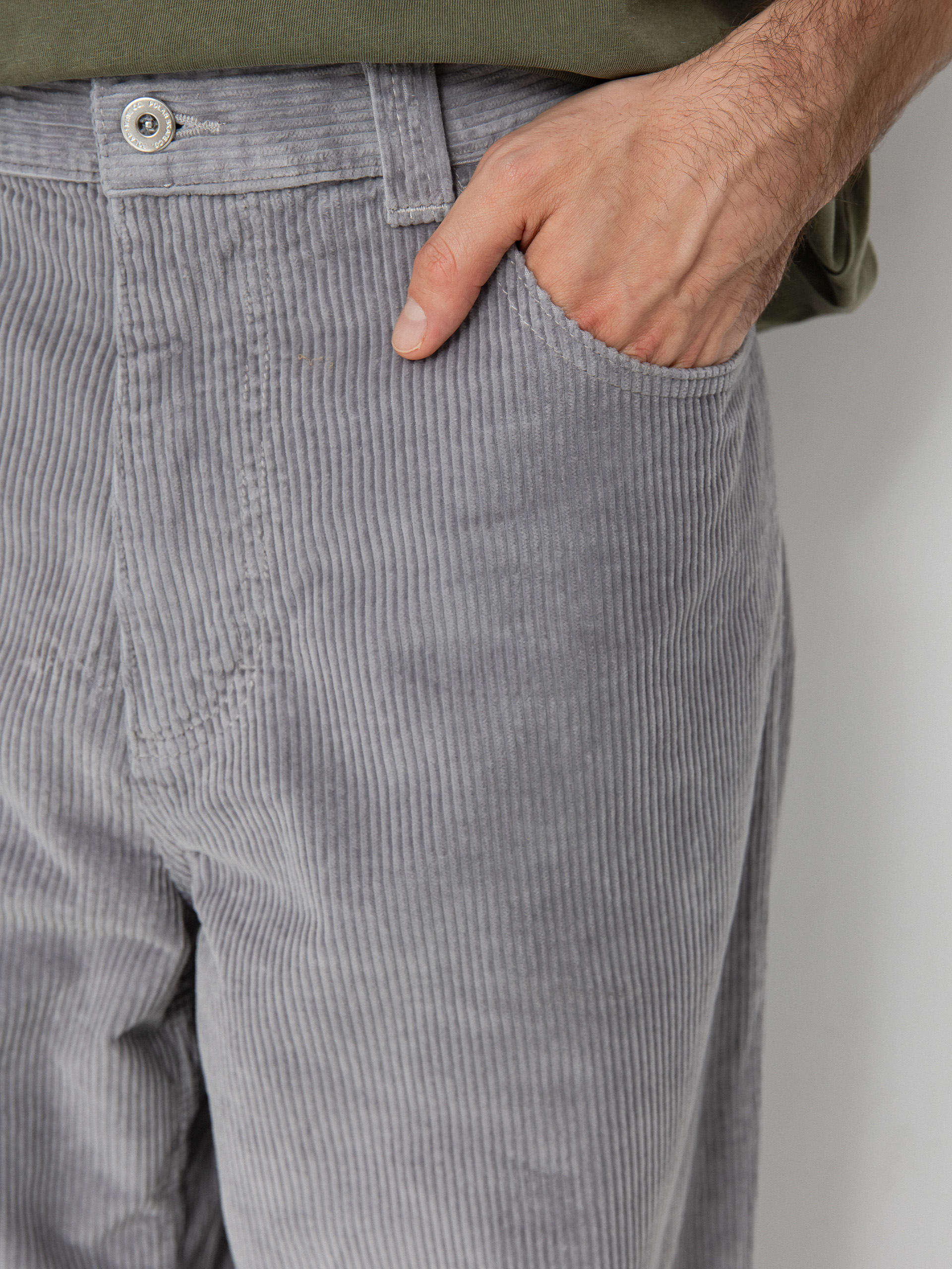 Pantaloni Polar Skate Big Boy Cord (silver)