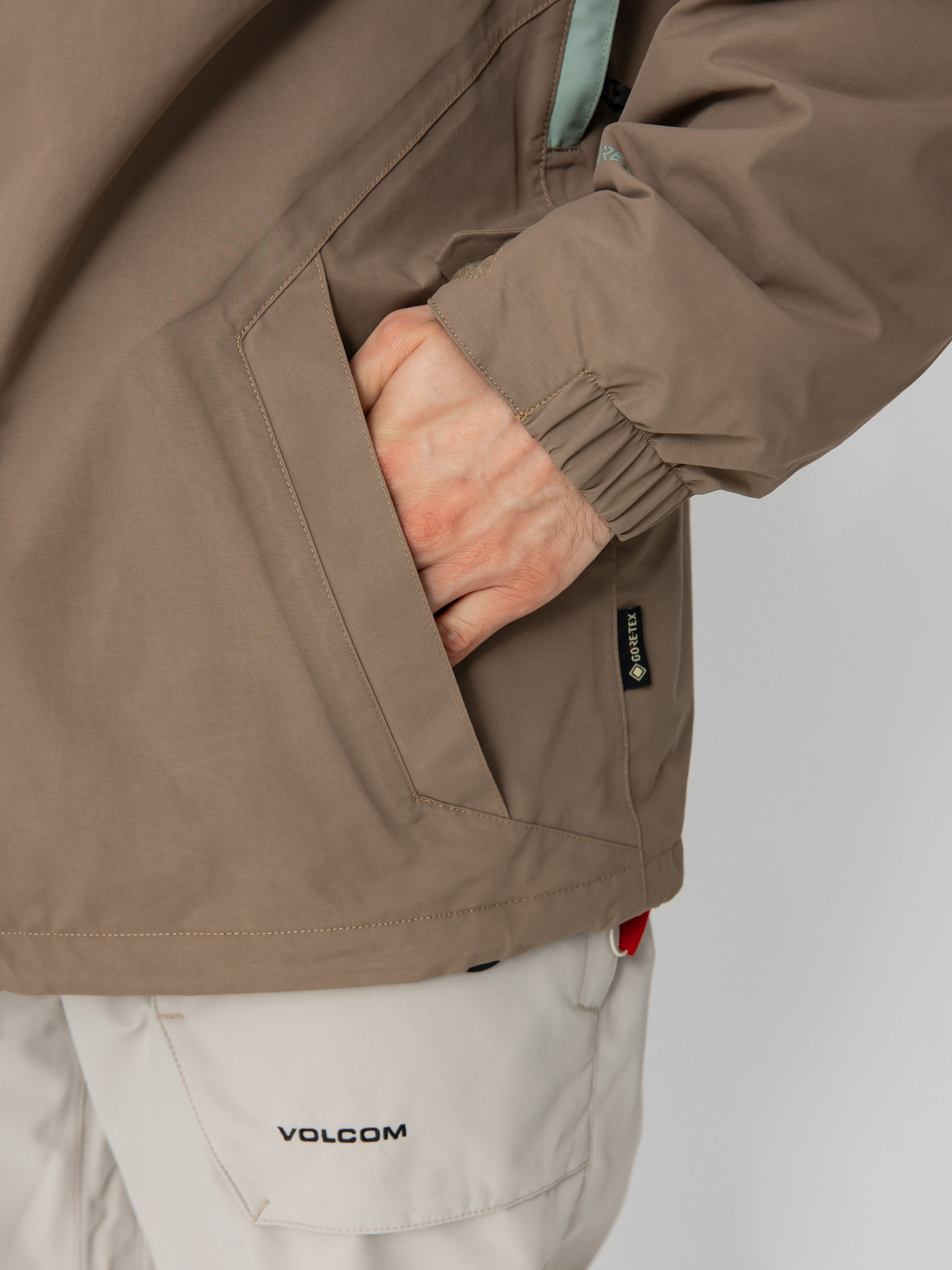 Pentru bărbați Geacă de snowboard Volcom L Ins Gore Tex (agave)