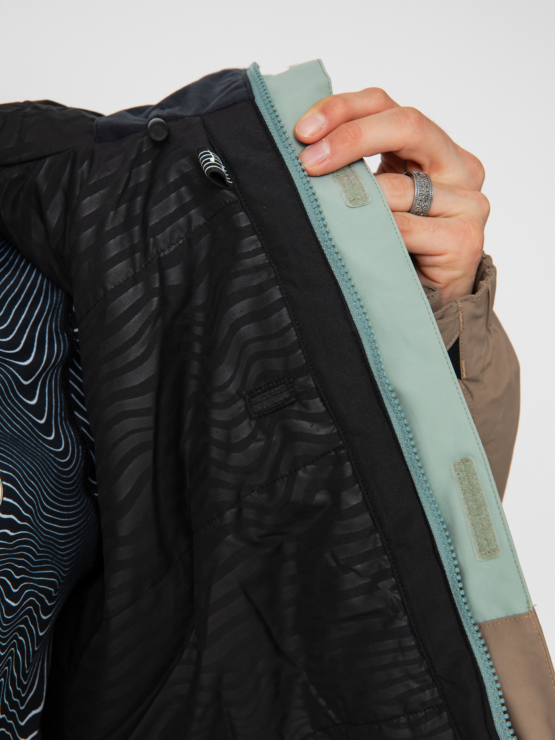 Pentru bărbați Geacă de snowboard Volcom L Ins Gore Tex (agave)