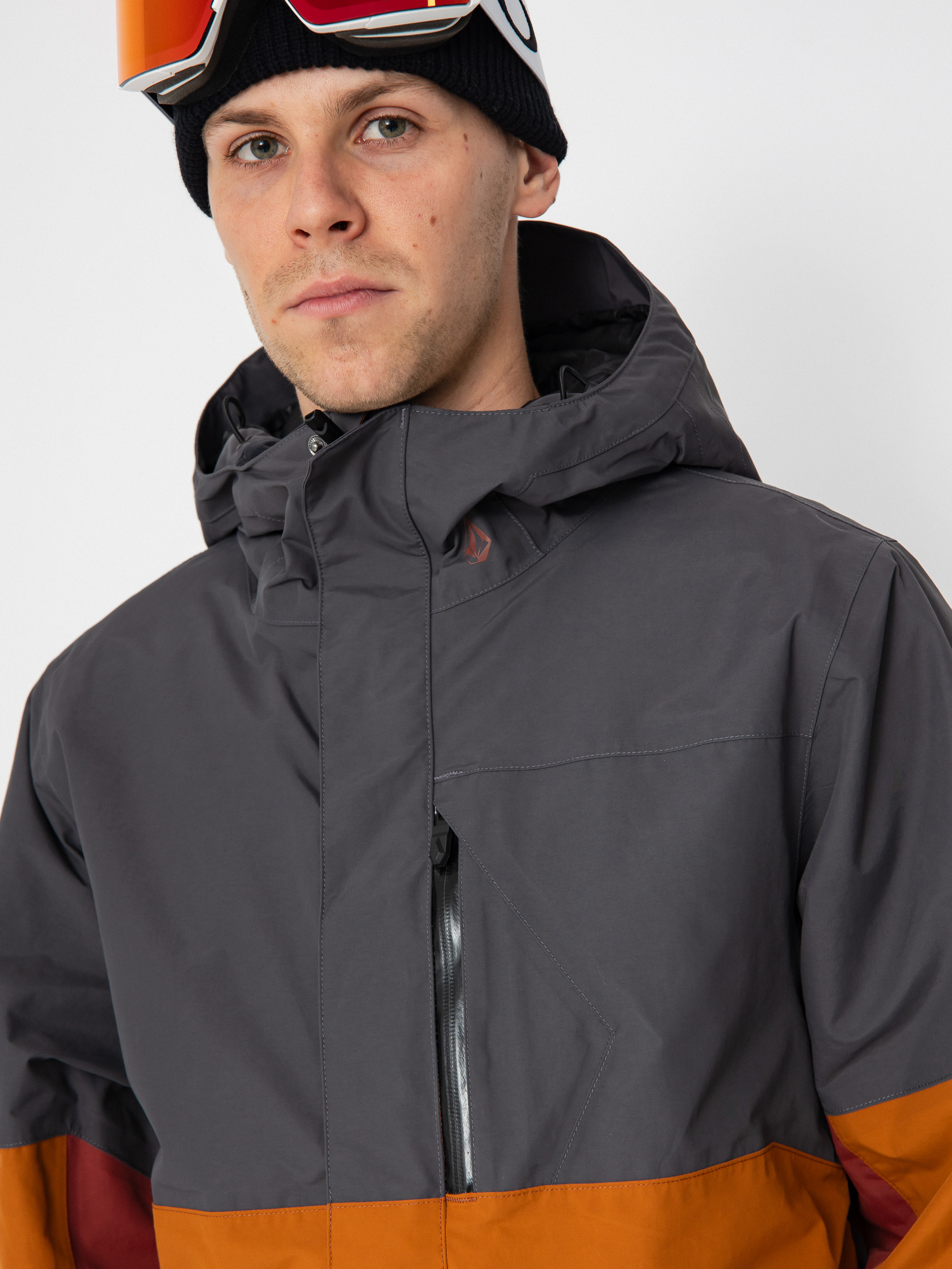 Pentru bărbați Geacă de snowboard Volcom L Ins Gore Tex (caramel)