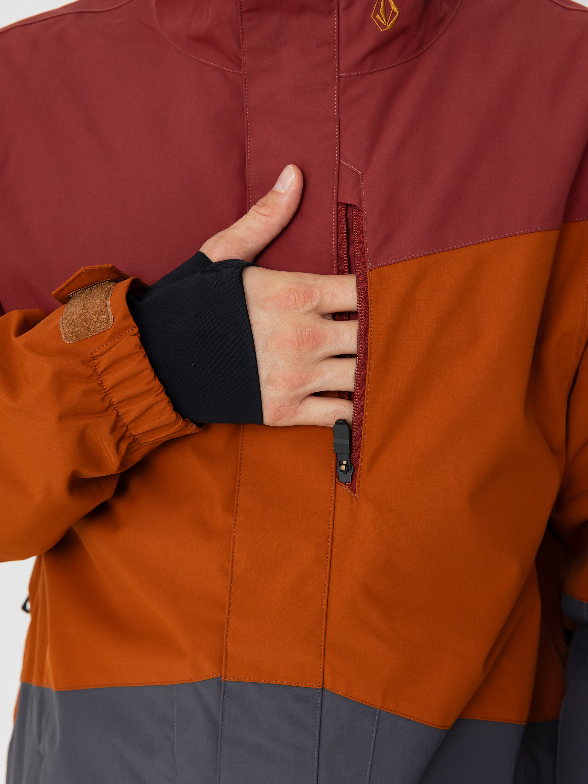 Pentru bărbați Geacă de snowboard Volcom Primry Ins (caramel)