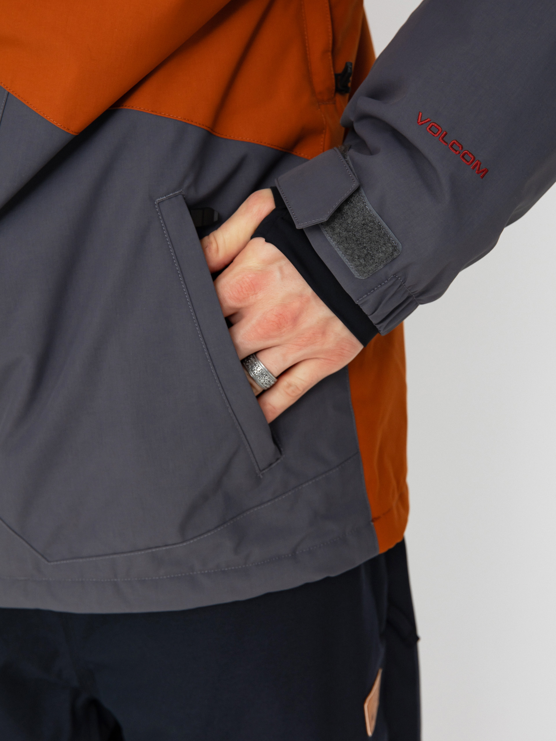 Pentru bărbați Geacă de snowboard Volcom Primry Ins (caramel)