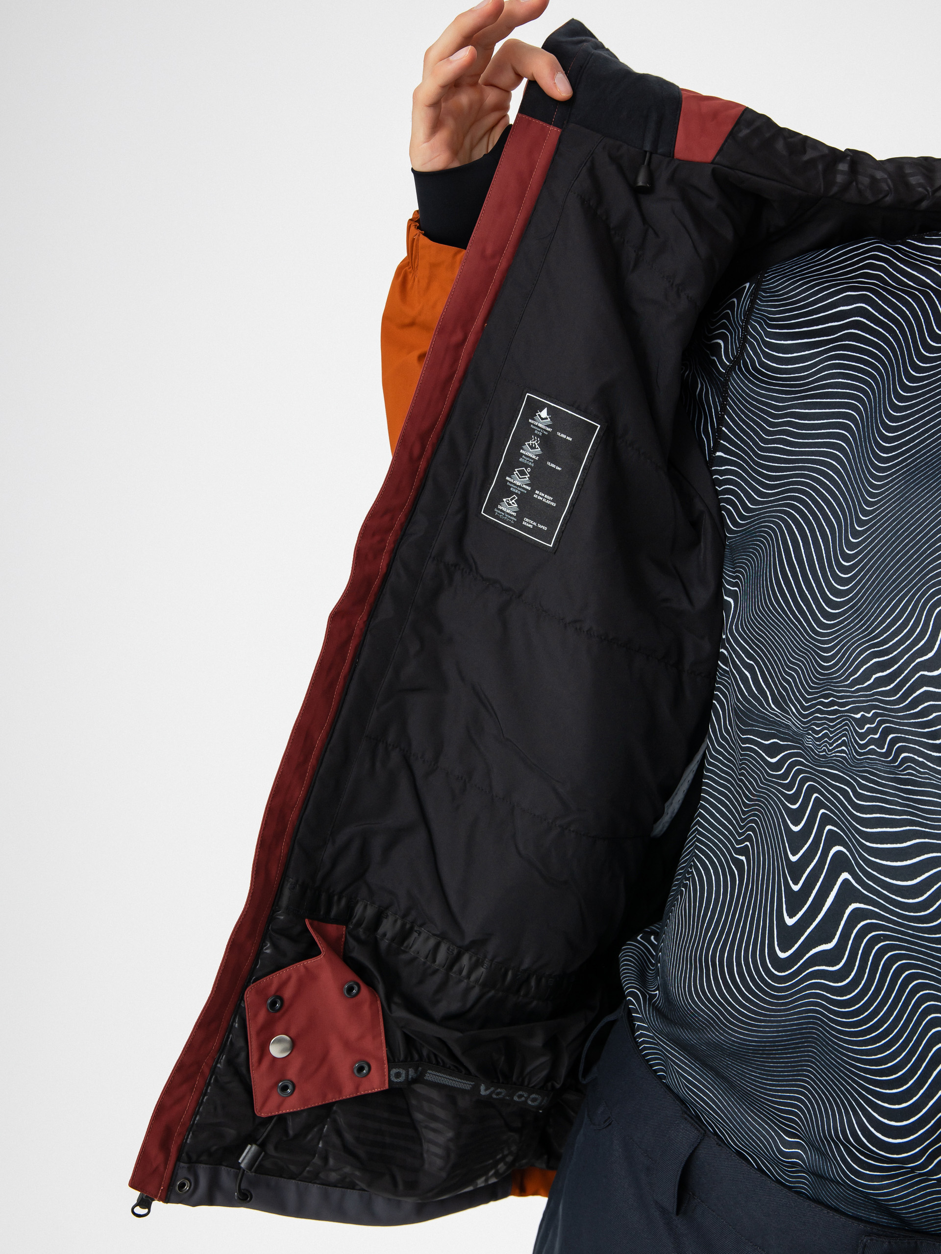 Pentru bărbați Geacă de snowboard Volcom Primry Ins (caramel)