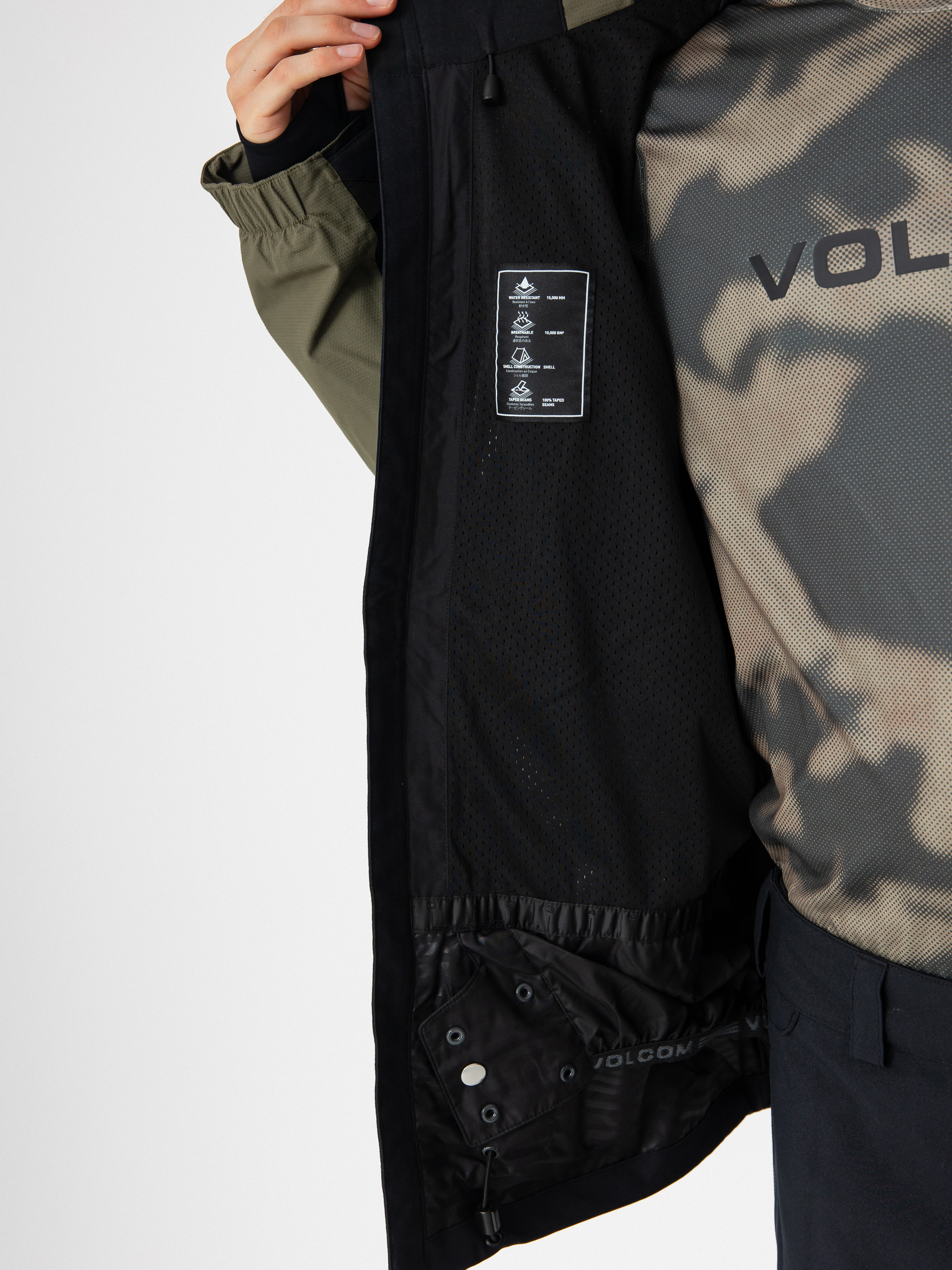Pentru bărbați Geacă de snowboard Volcom V.Co Wfo (black)