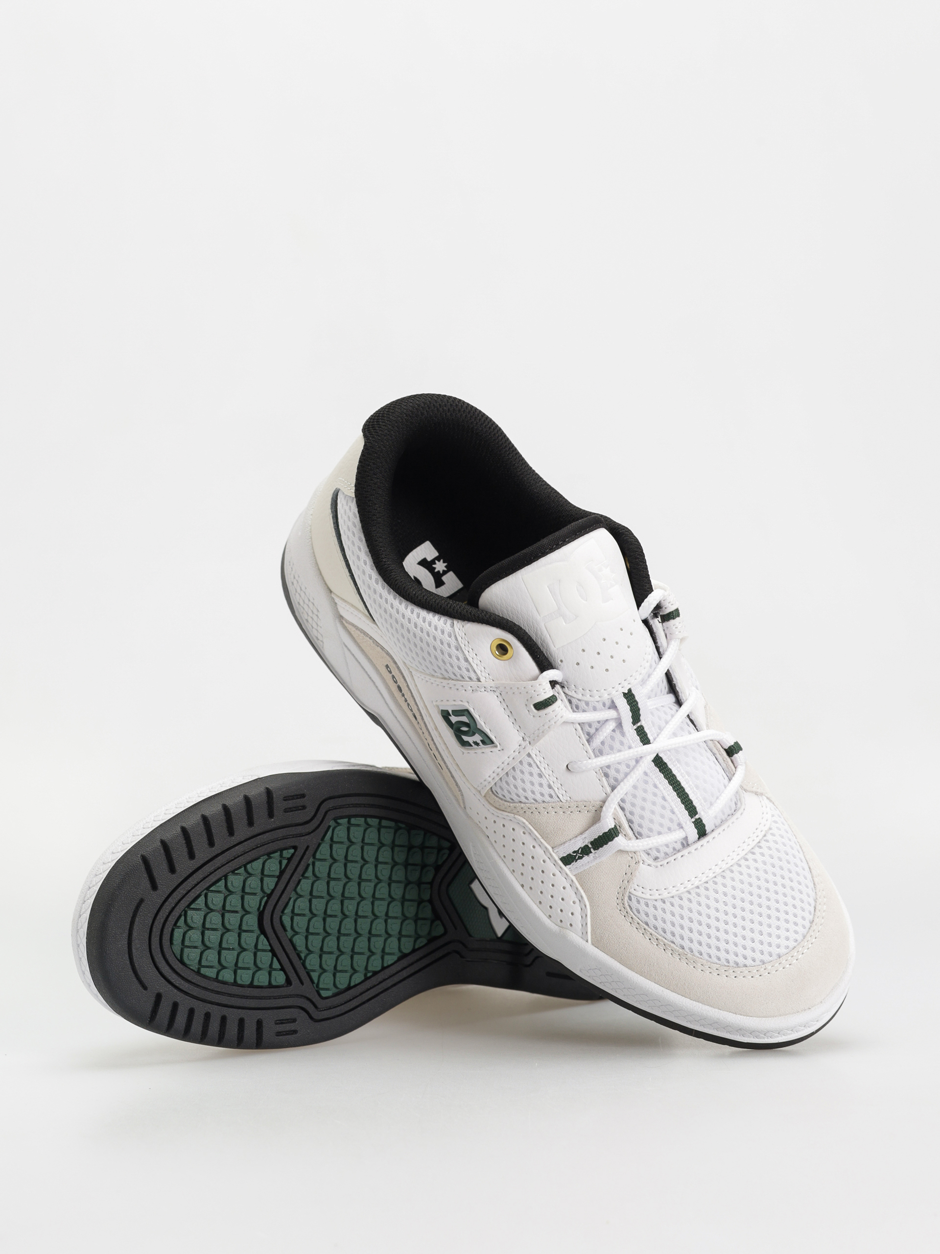 Pantofi DC Construct (white/black/green)