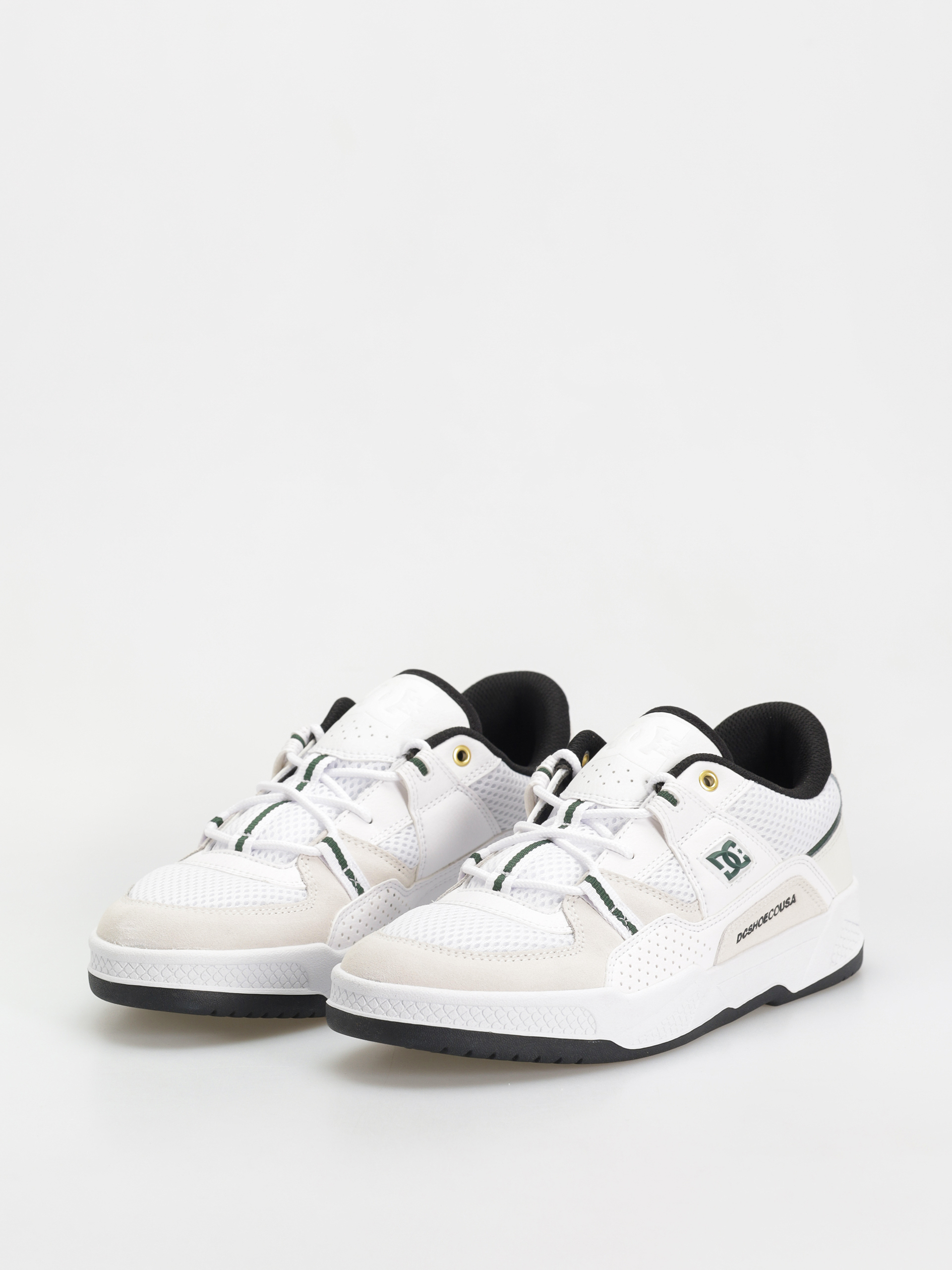 Pantofi DC Construct (white/black/green)