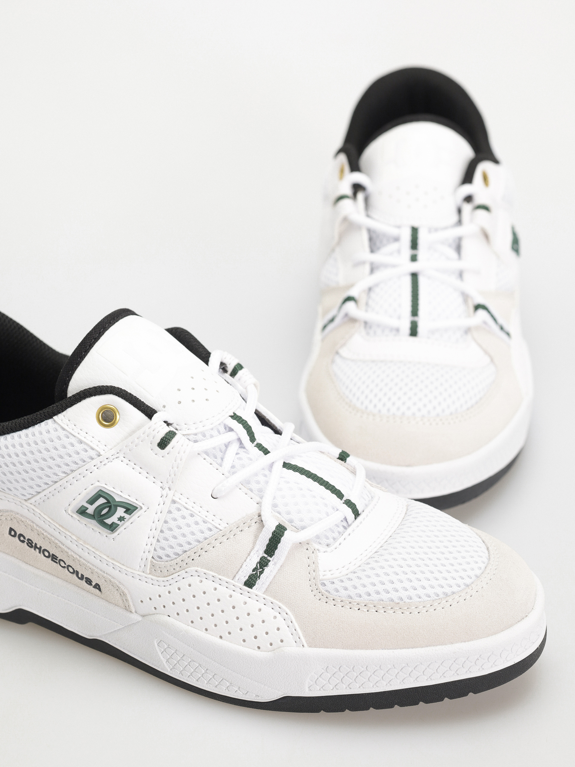 Pantofi DC Construct (white/black/green)