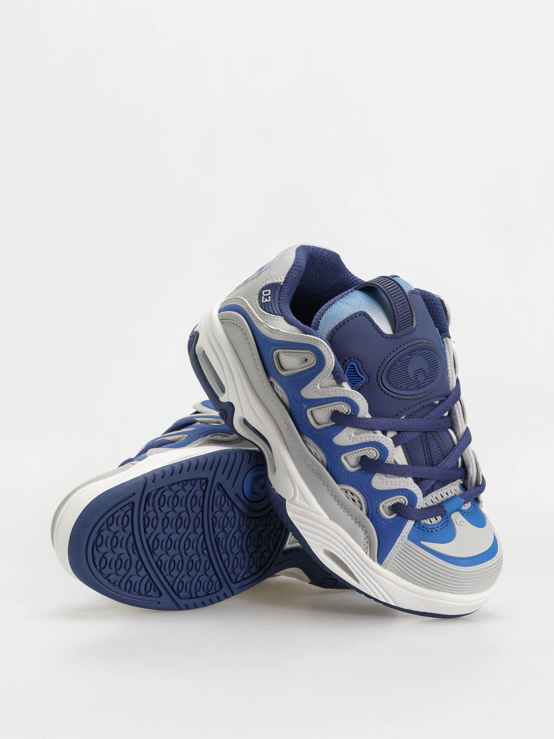 Pantofi Osiris D3 2001 - gri (grey/blue/black)