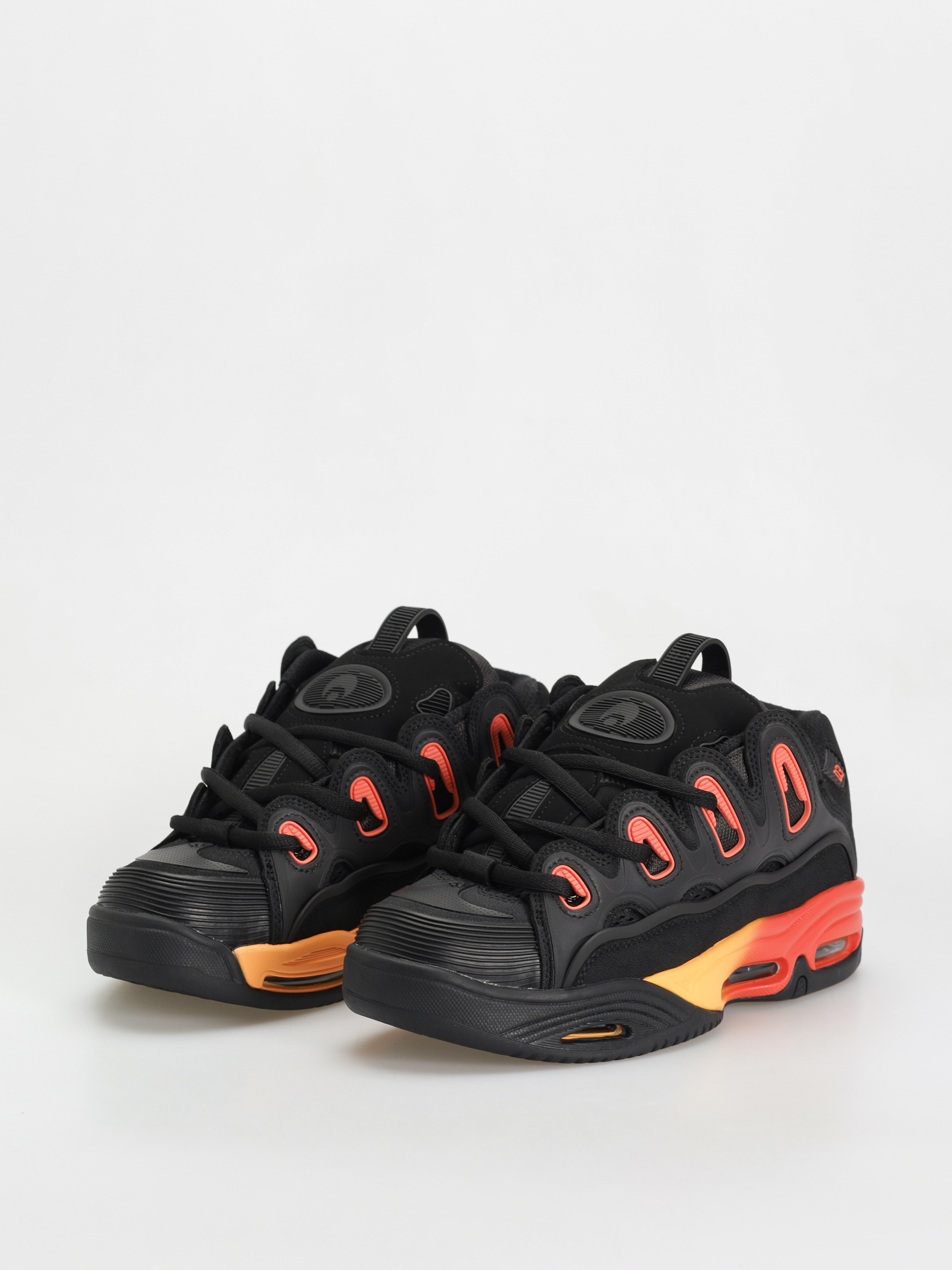 Pantofi Osiris D3 2001 (black/orange/black)