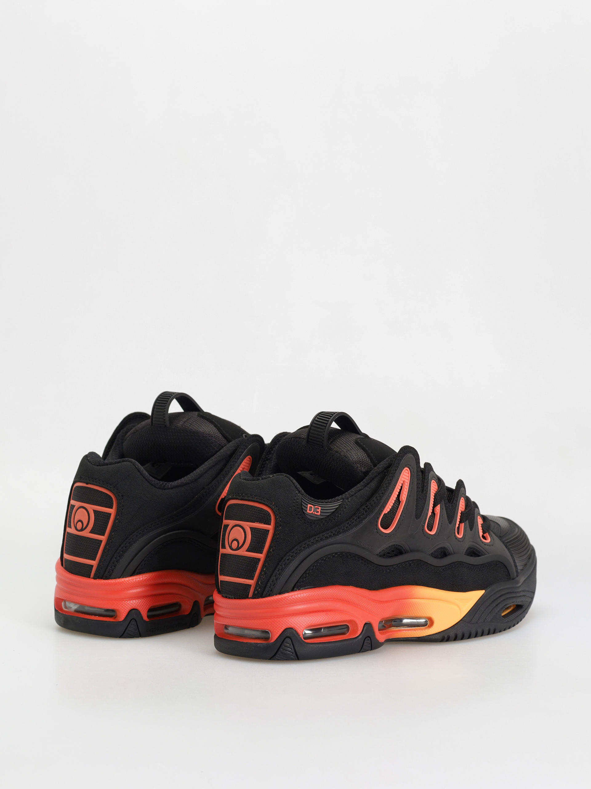 Pantofi Osiris D3 2001 (black/orange/black)
