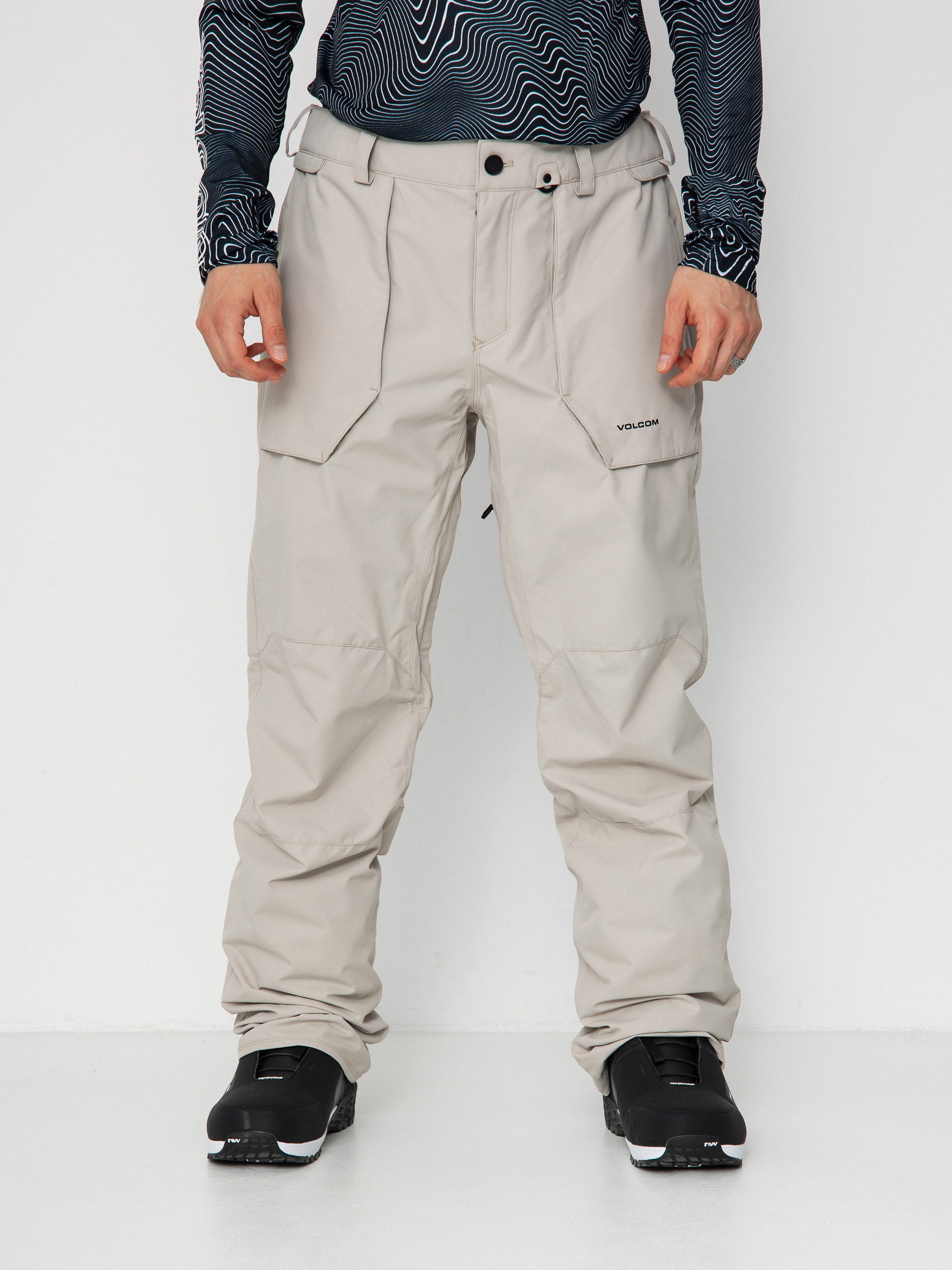 Pantaloni pentru snowboard Volcom Roan (stone)