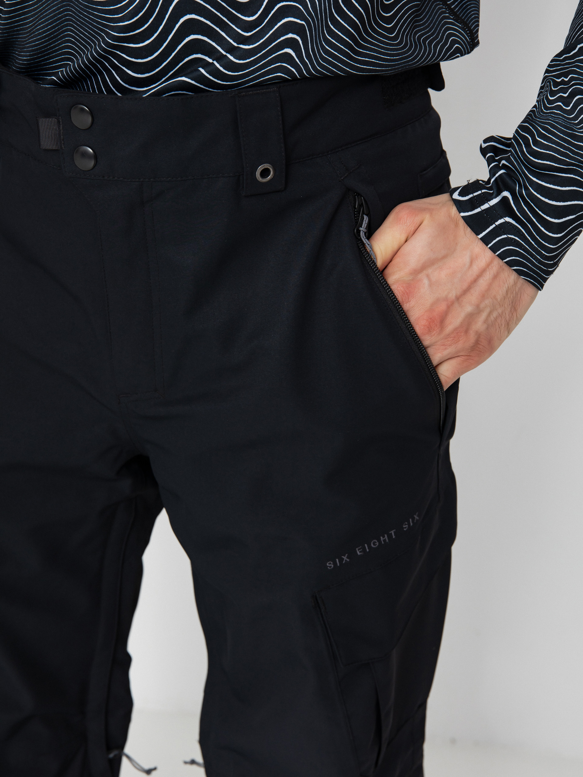 Pentru bărbați Pantaloni pentru snowboard 686 Smarty 3 In 1 Cargo (black)