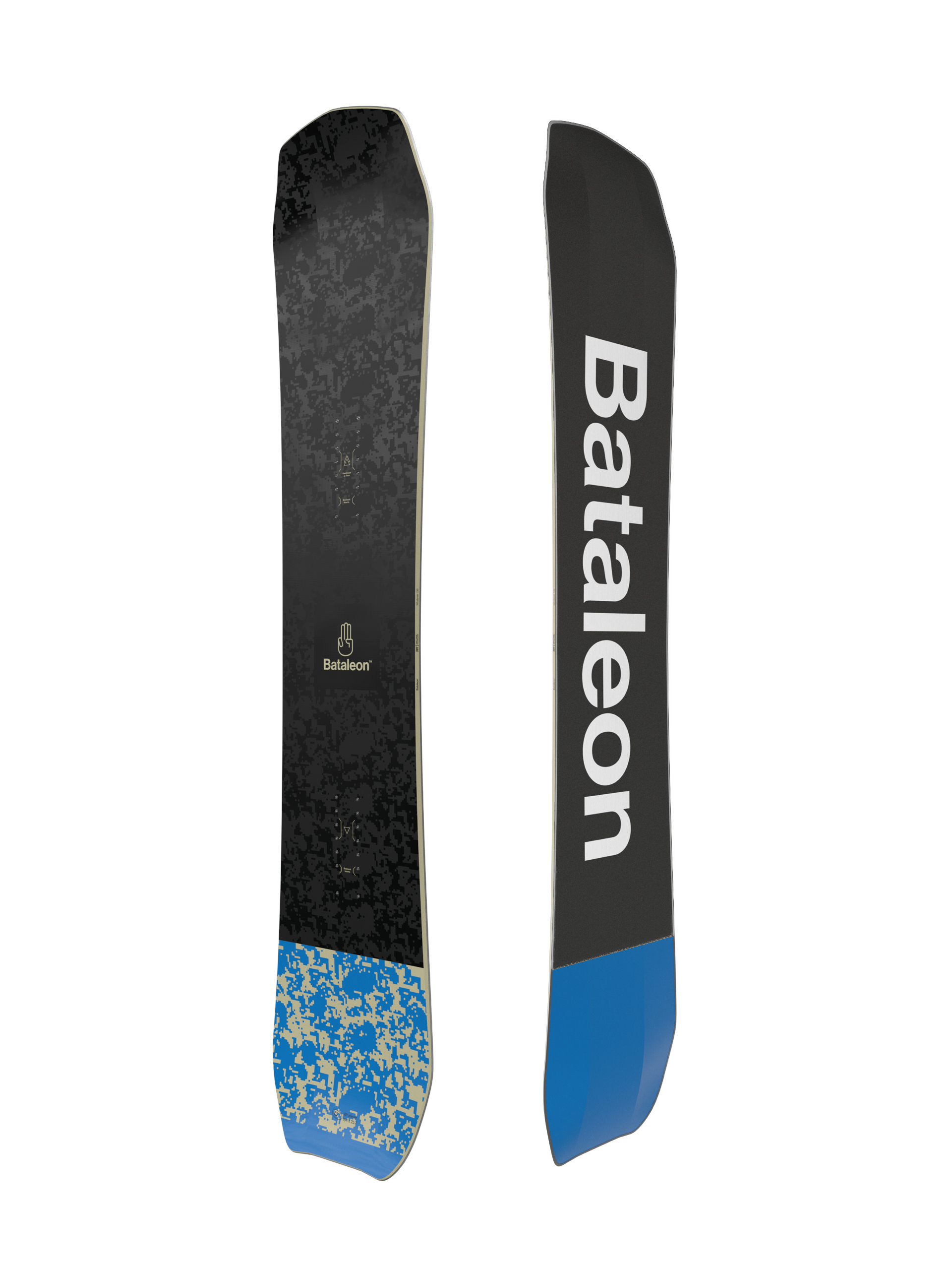 Pentru bărbați Snowboard Bataleon Whatever (black/white/blue)