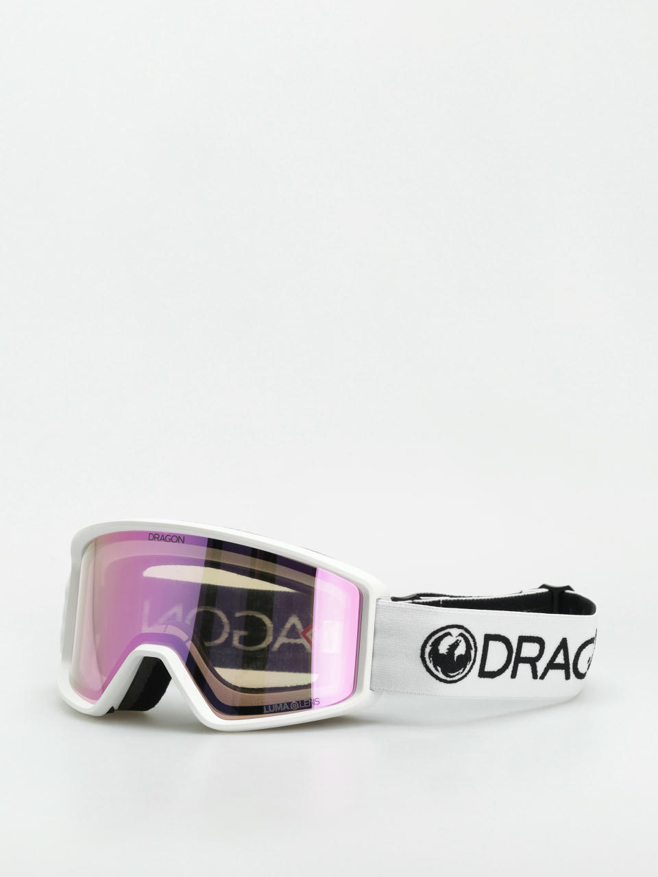 Ochelari pentru snowboard Dragon DXT OTG (white/lumalens pink ion)