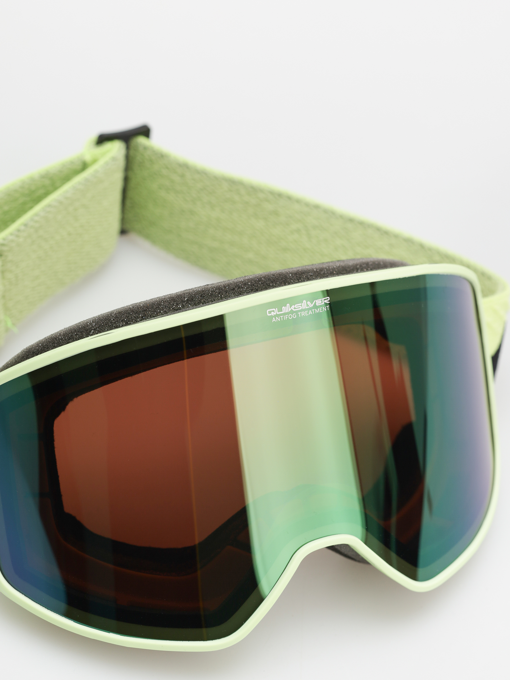 Ochelari pentru snowboard Quiksilver Storm (black celery/green m)