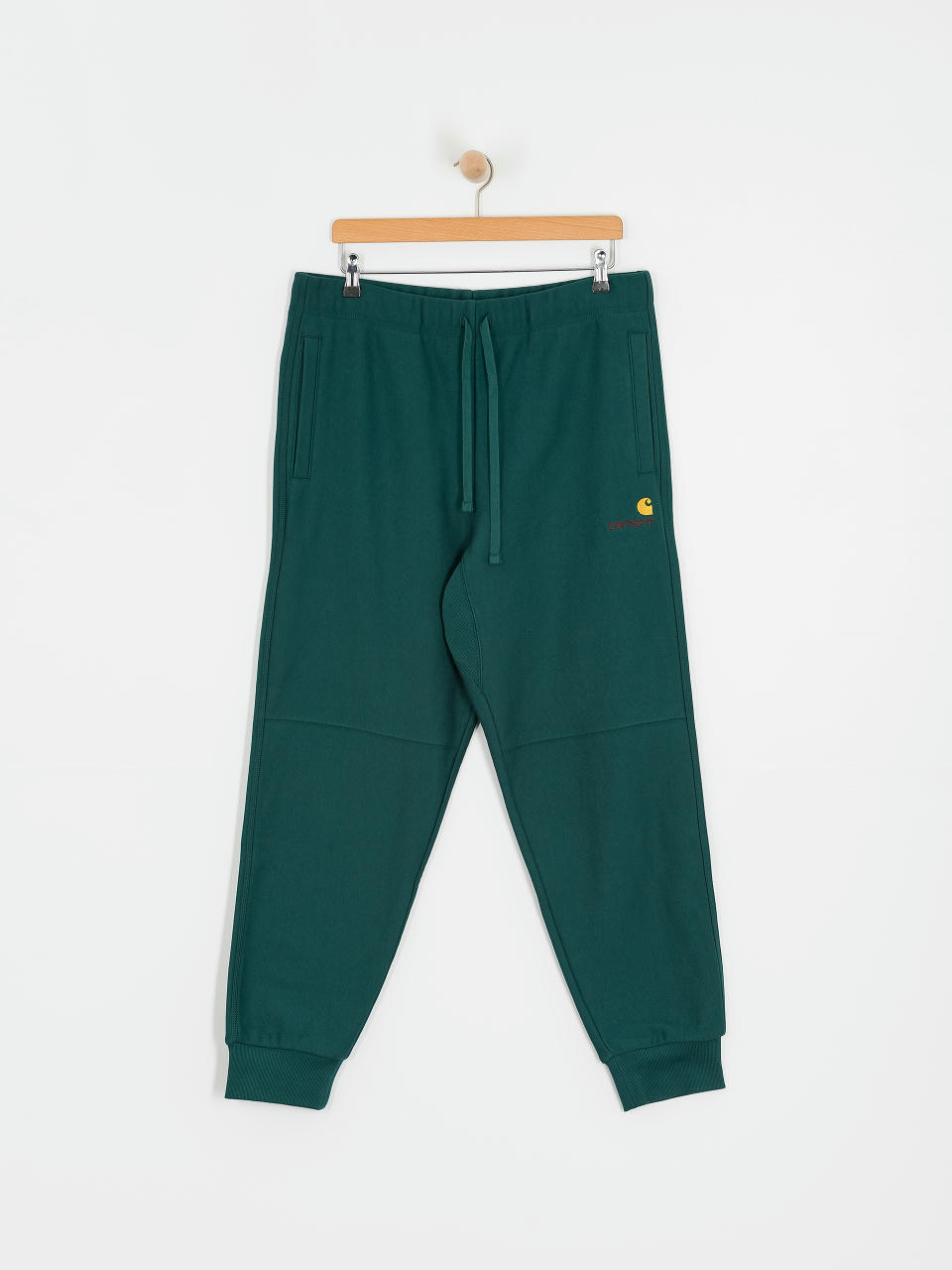 Pantaloni Carhartt WIP American Script Jogging (malachite)