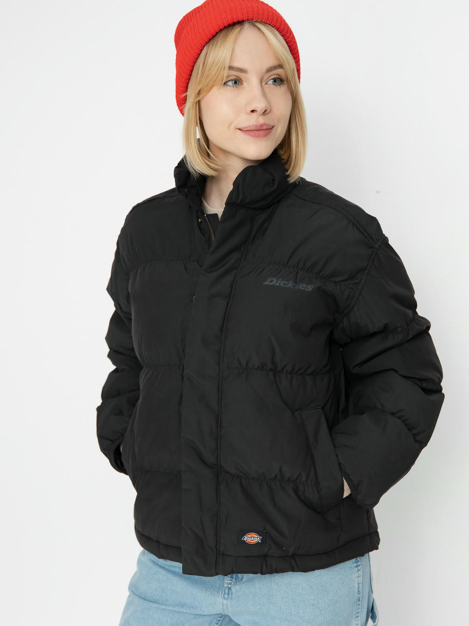 Geacă Dickies Scobey Puffer Wmn (black)