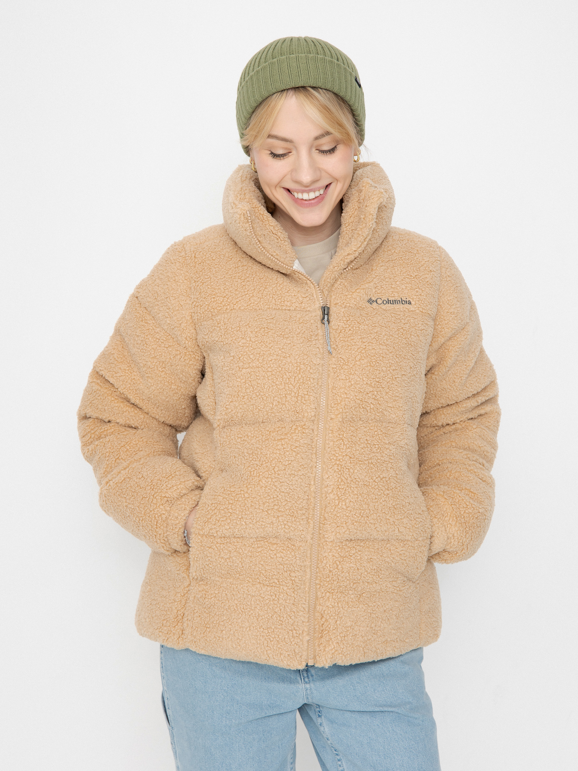 Geacă Columbia Puffect Sherpa Wmn (canoe)