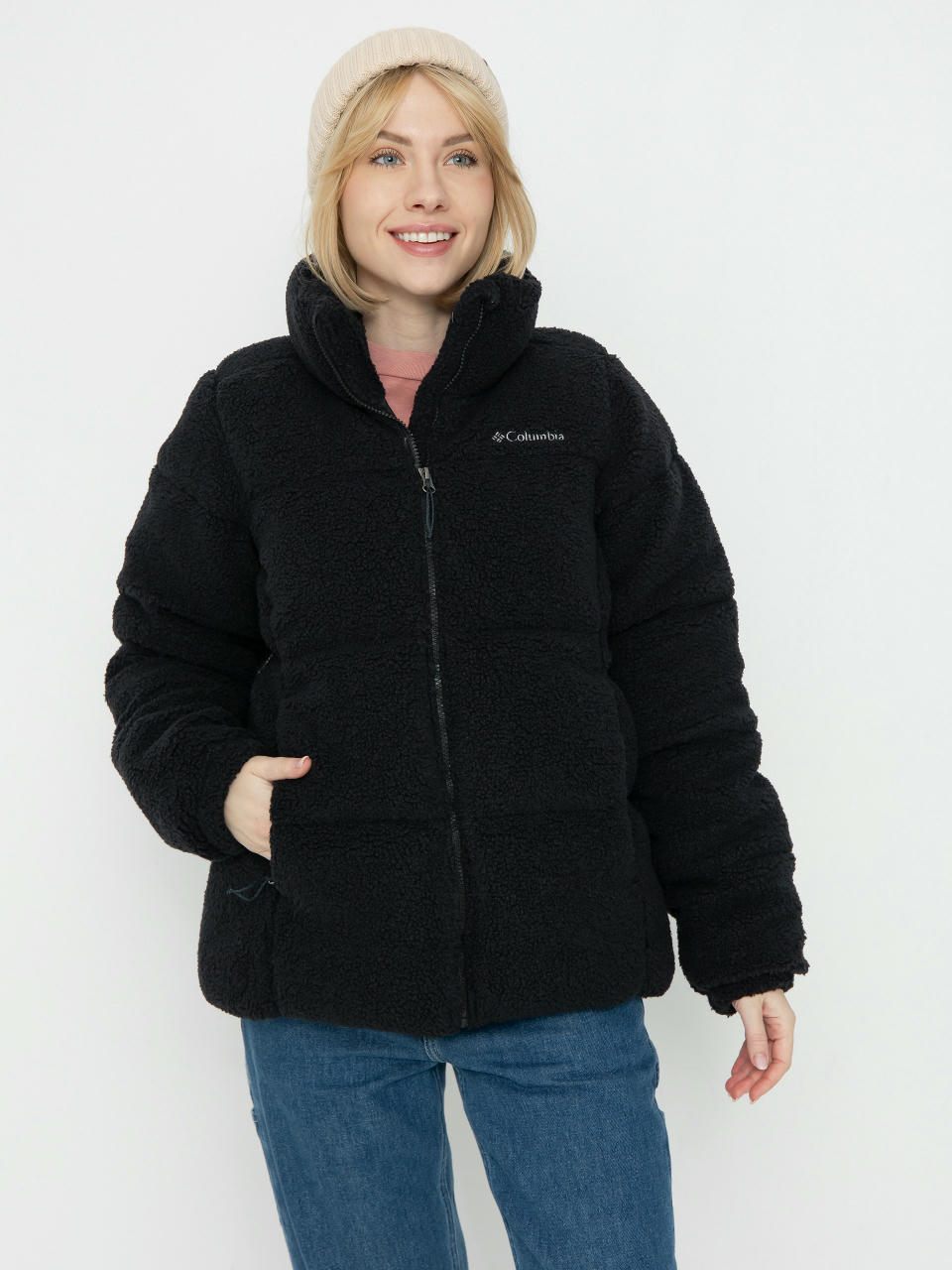 Geacă Columbia Puffect Sherpa Wmn (black)