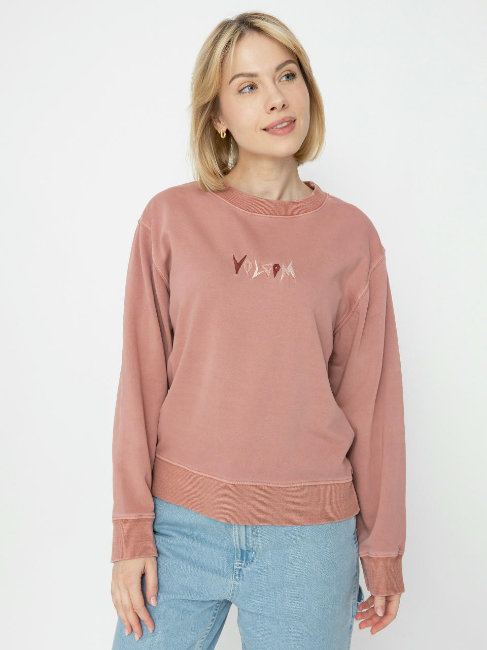 Hanorac Volcom Spikstone Crew Wmn (mauve rose)