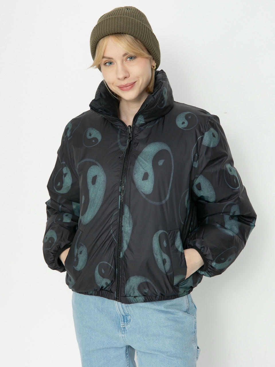 Geacă Volcom Stone Sense Reversible Puff Wmn (black)