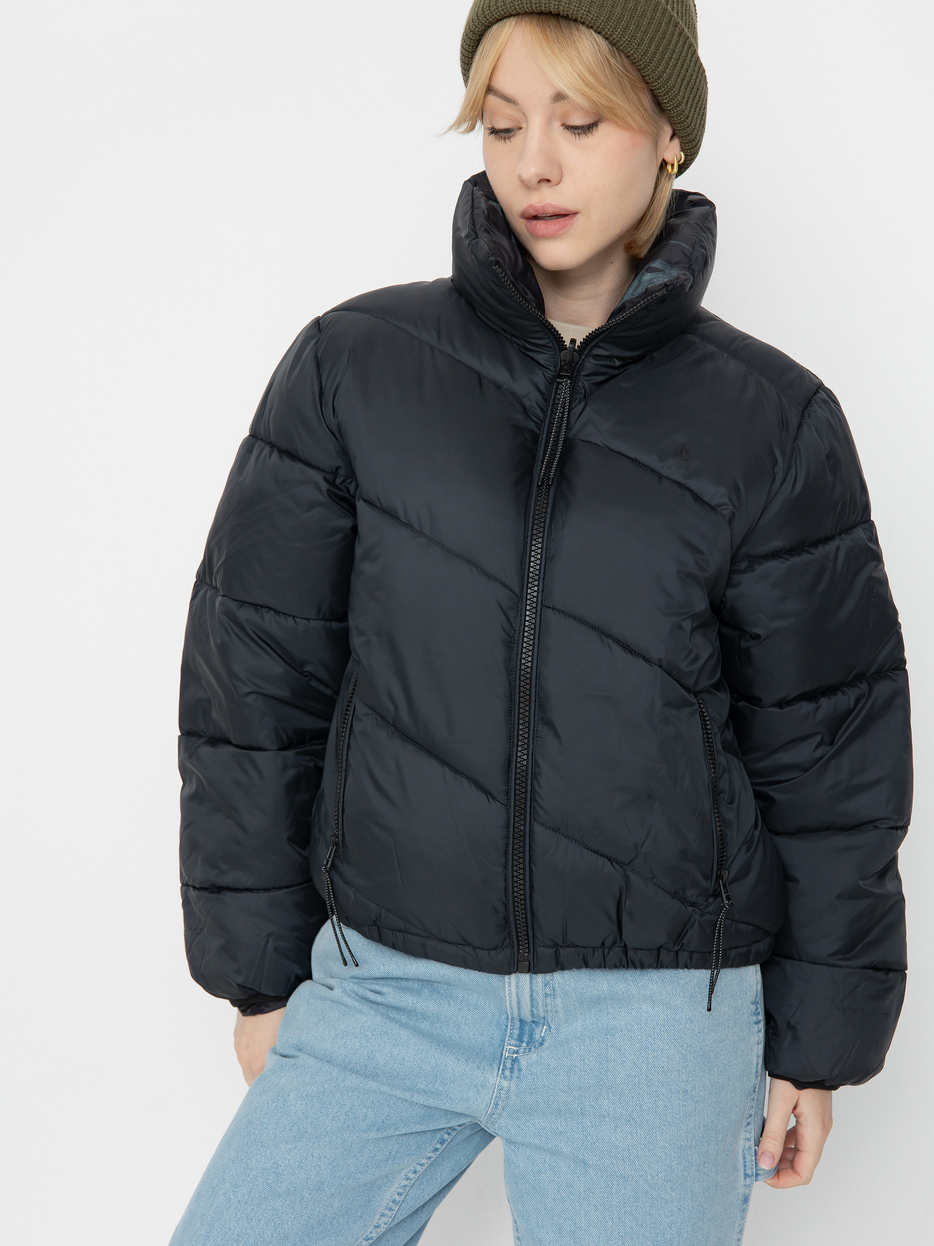 Geacă Volcom Stone Sense Reversible Puff Wmn (black)