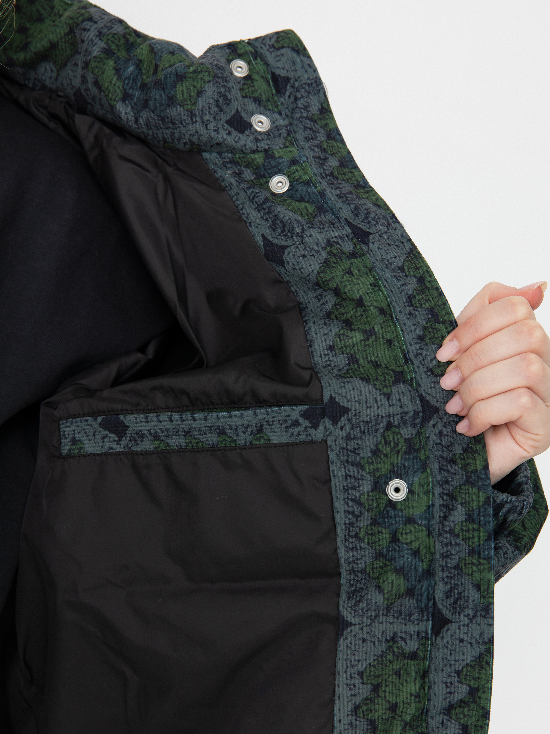 Geacă OBEY Tappi Puffer Wmn (olive multi)