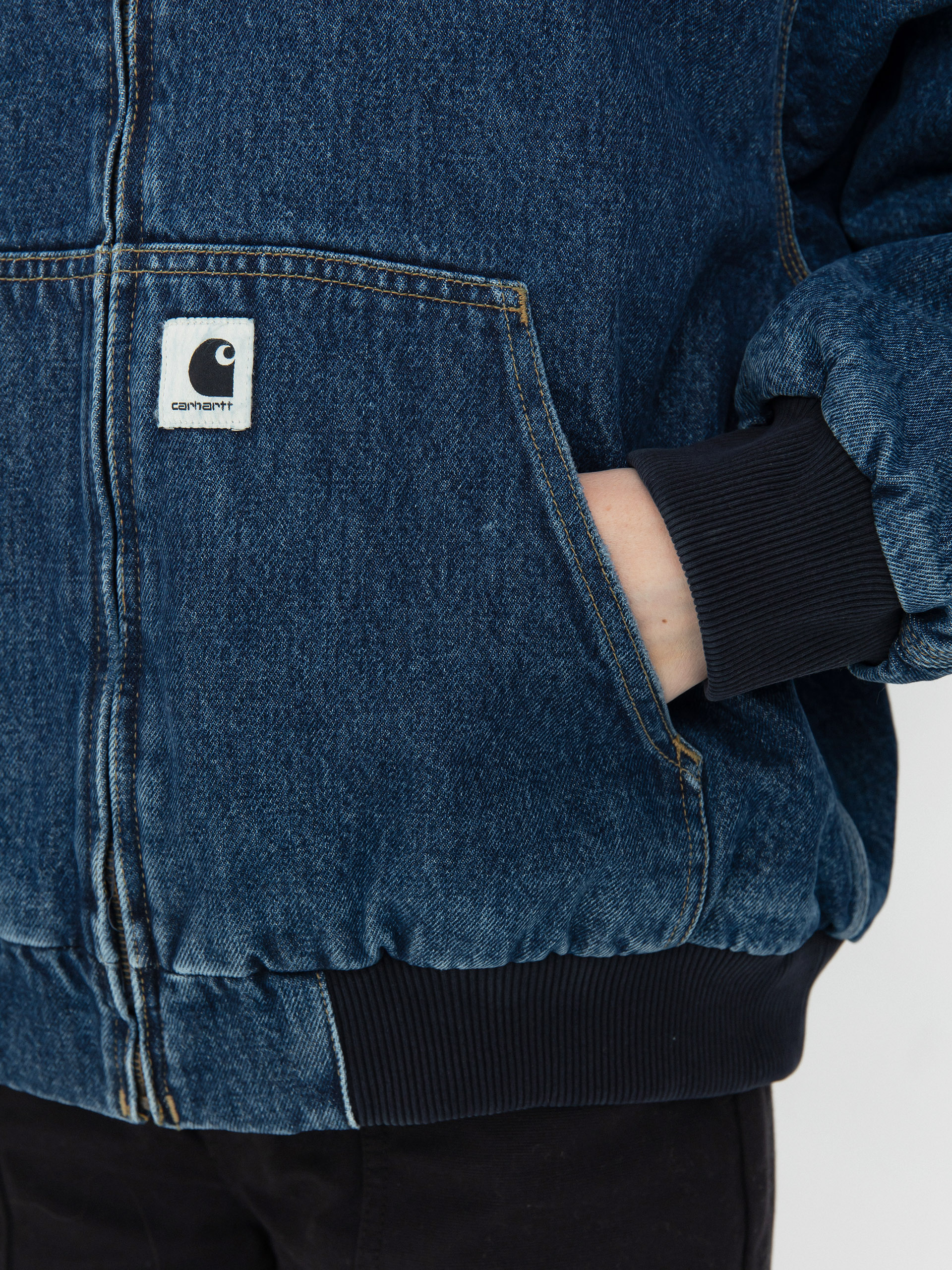 Geacă Carhartt WIP OG Active Wmn (blue stone washed)