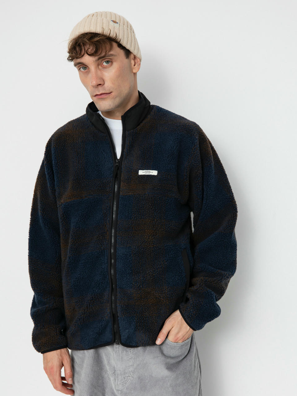 Geacă Element Classic Sherpa (eclipse navy/java plaid)