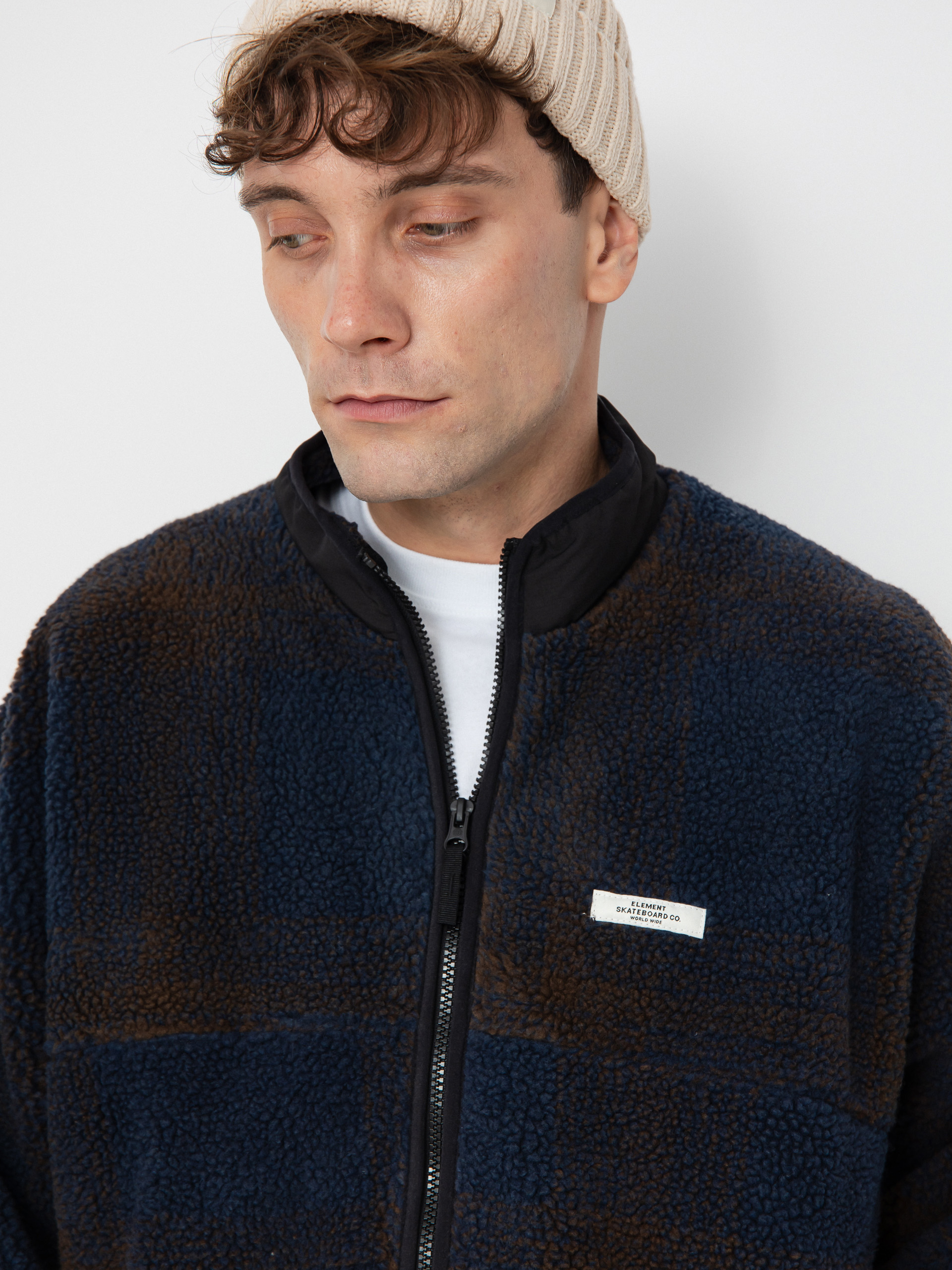 Geacă Element Classic Sherpa (eclipse navy/java plaid)