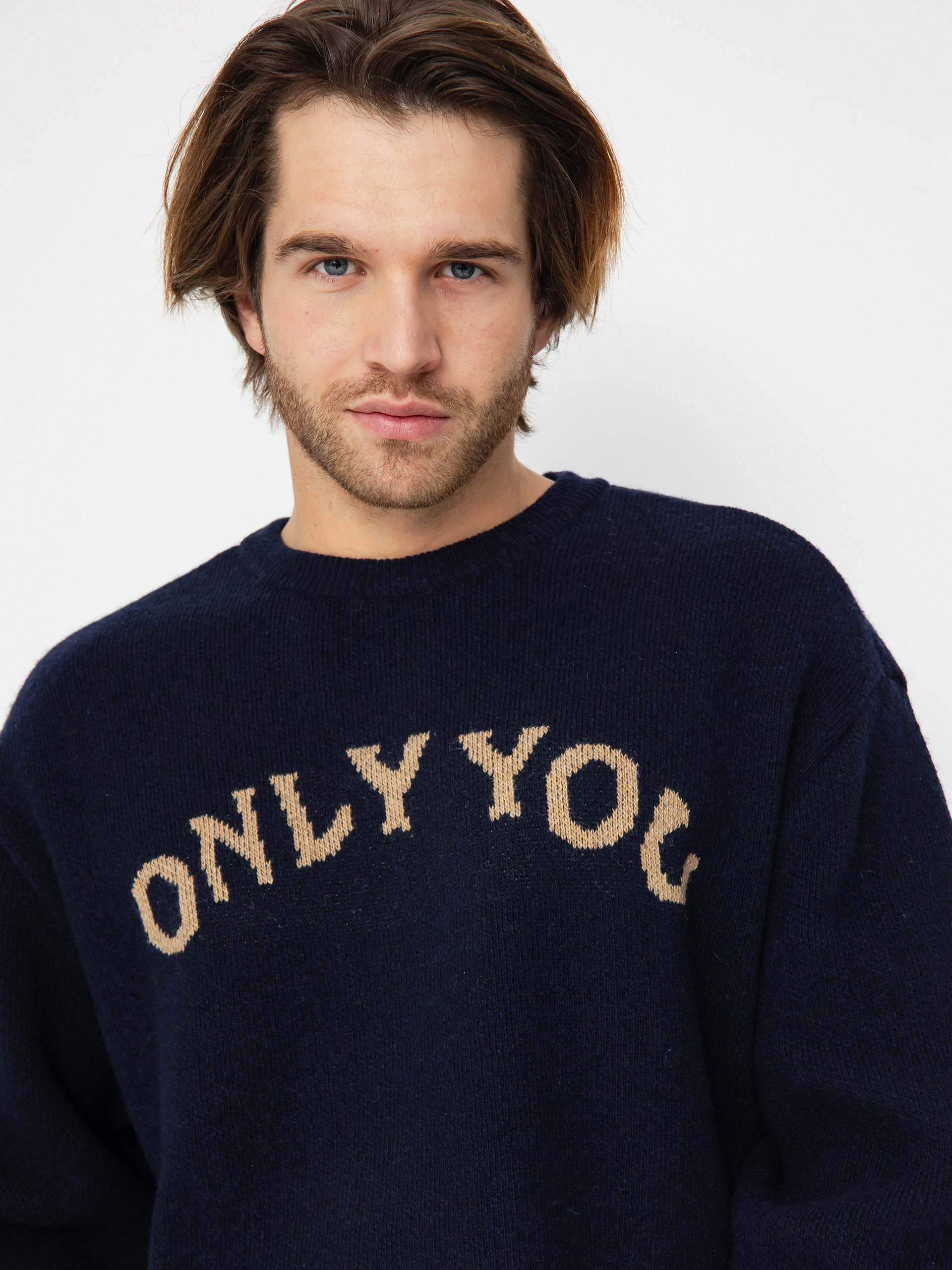 Pulover Element Sbxe Oy Jacquard (eclipse navy)