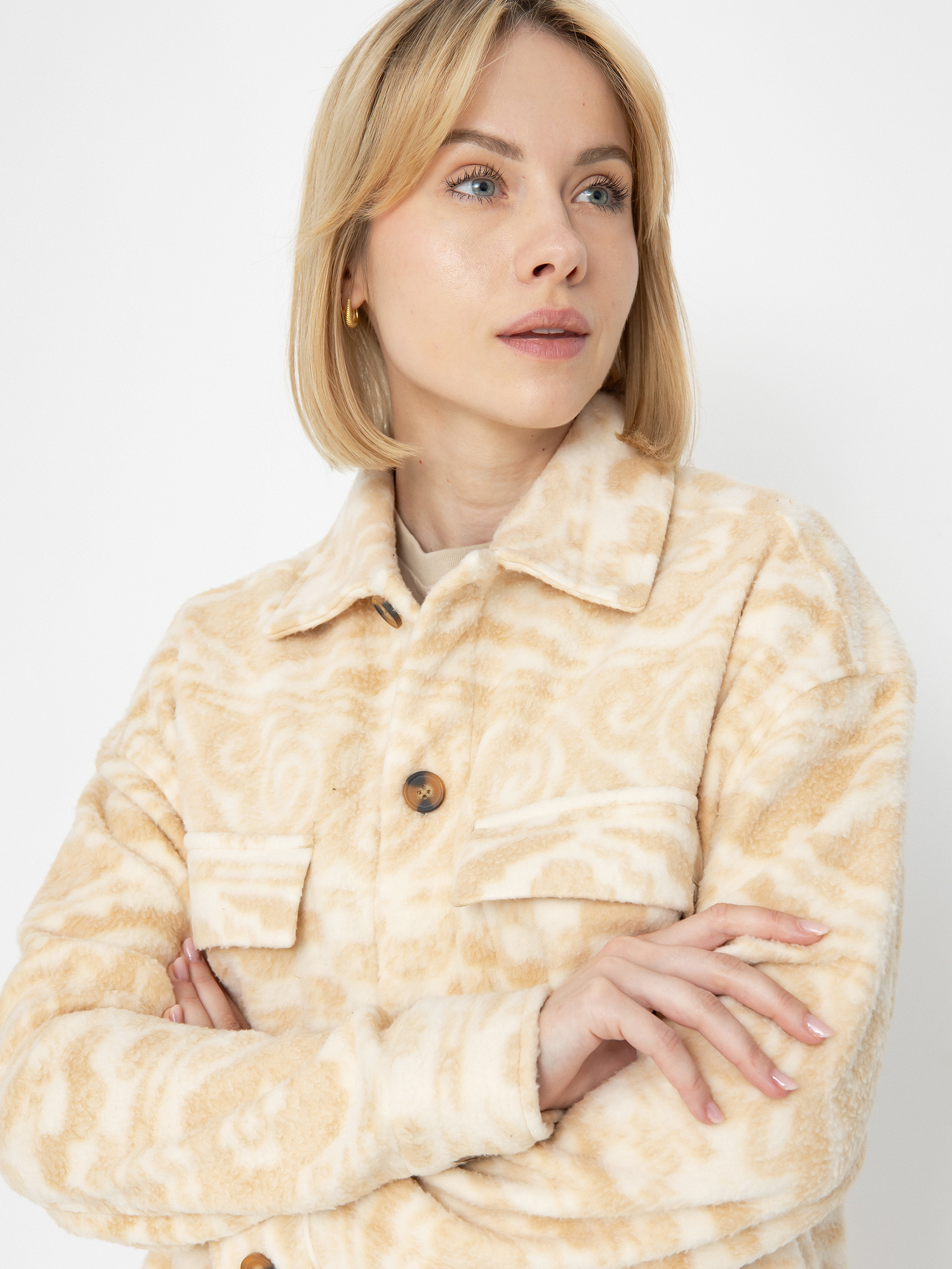 Cămașă Billabong Happy Camper Shacket Wmn (wet sand)