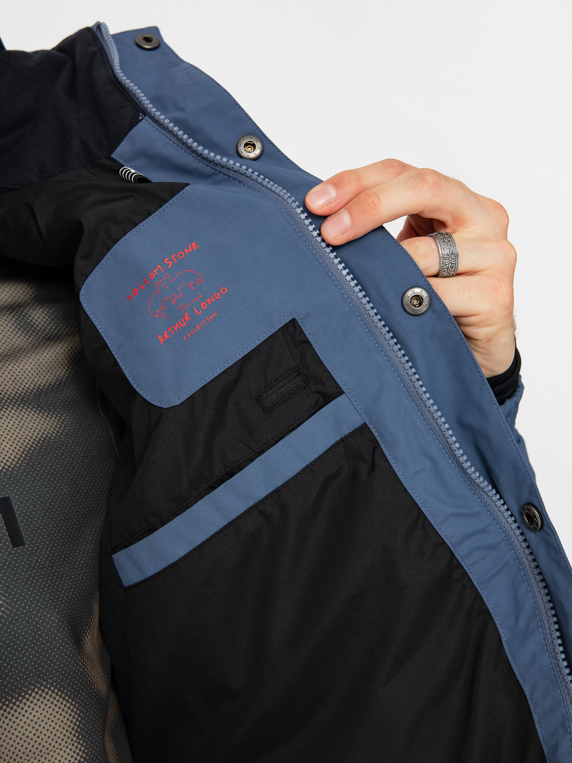 Pentru bărbați Geacă de snowboard Volcom Longo Gore Tex (indigo)