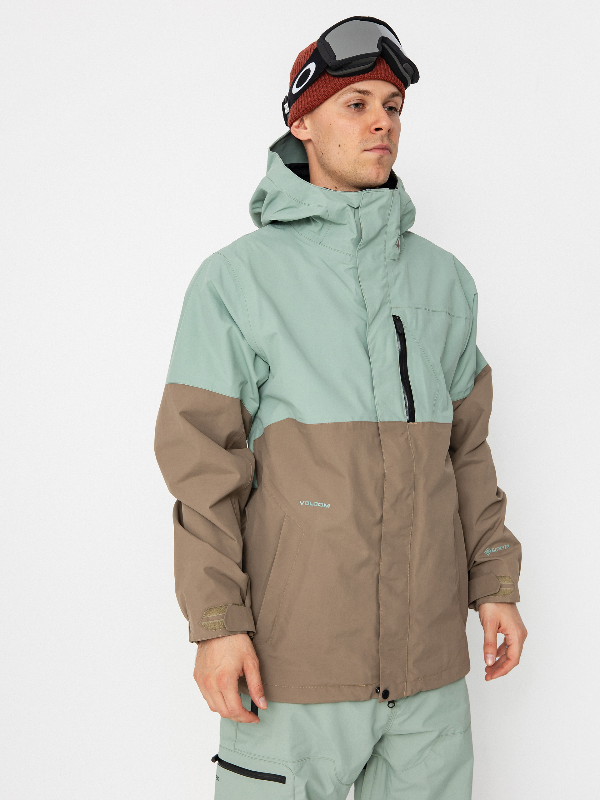 Pentru bărbați Geacă de snowboard Volcom L Gore Tex (agave)